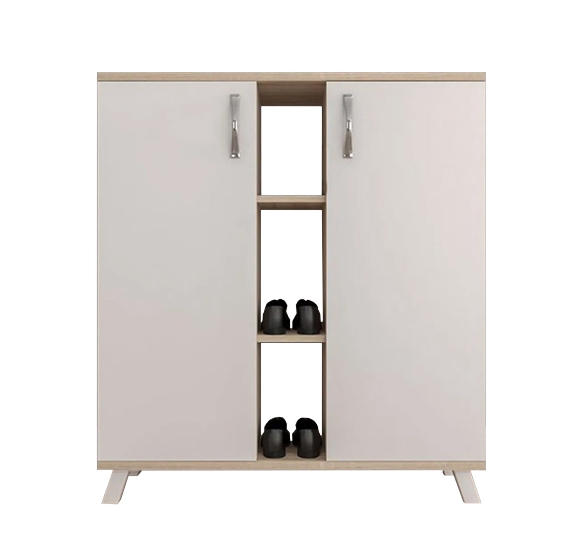 Beige and white Shoes rack - Vitrine Furniture - Furniture