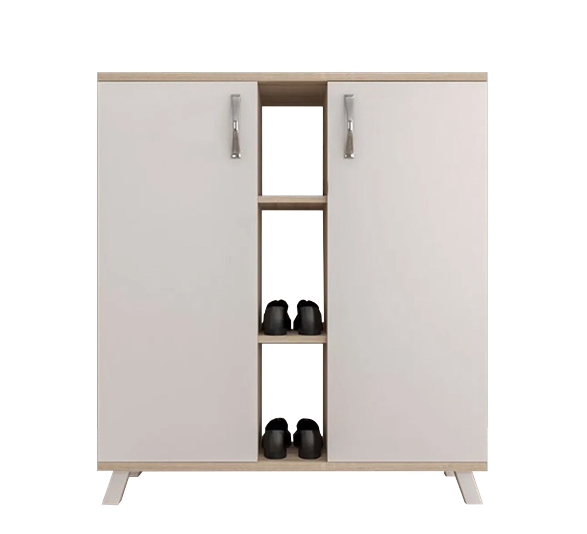 Beige and white Shoes rack - Vitrine Furniture - Furniture
