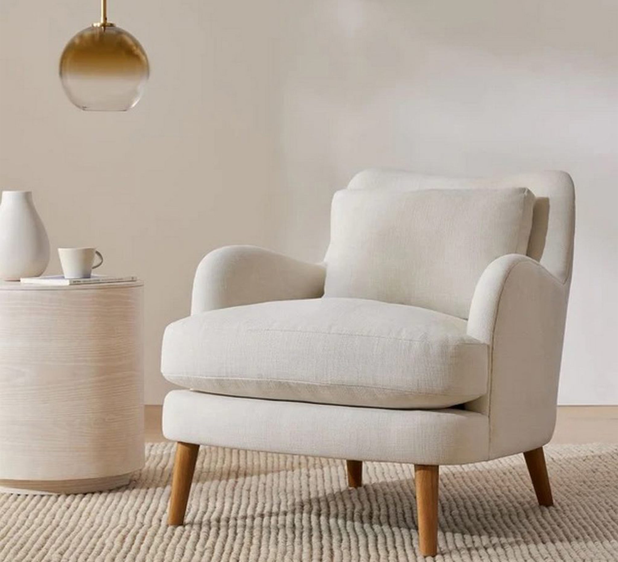 Beige armchair - Vitrine Furniture - Furniture
