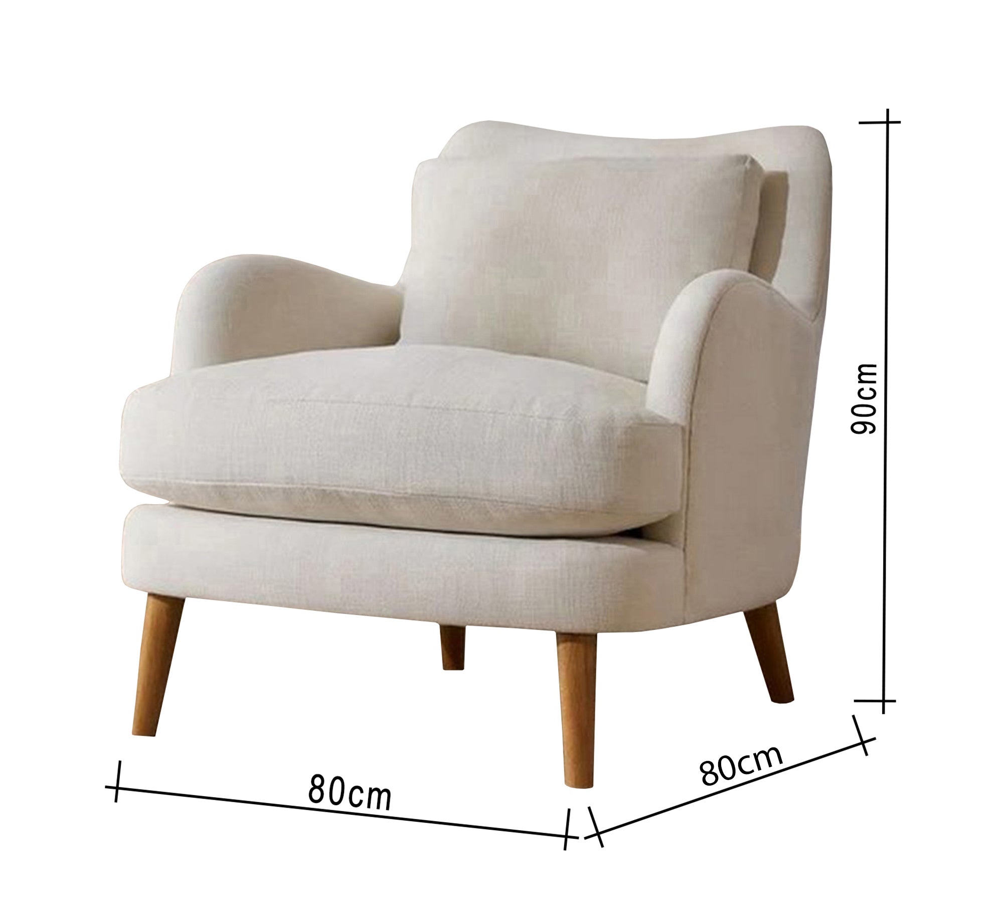 Beige armchair - Vitrine Furniture - Furniture