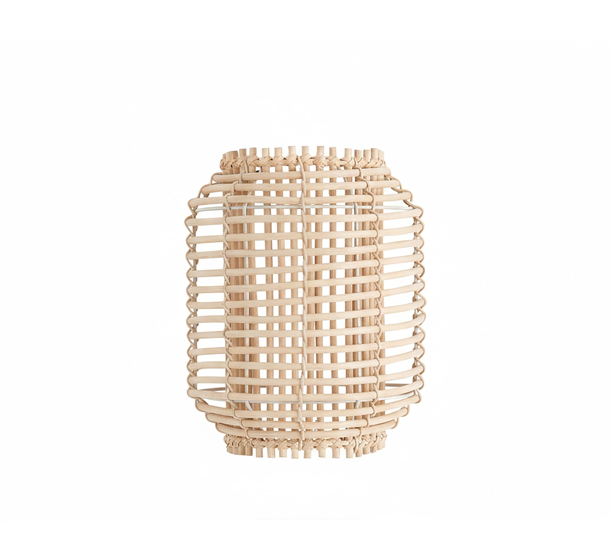 Beige bamboo wall sconce - Vitrine Furniture - Wall Sconce
