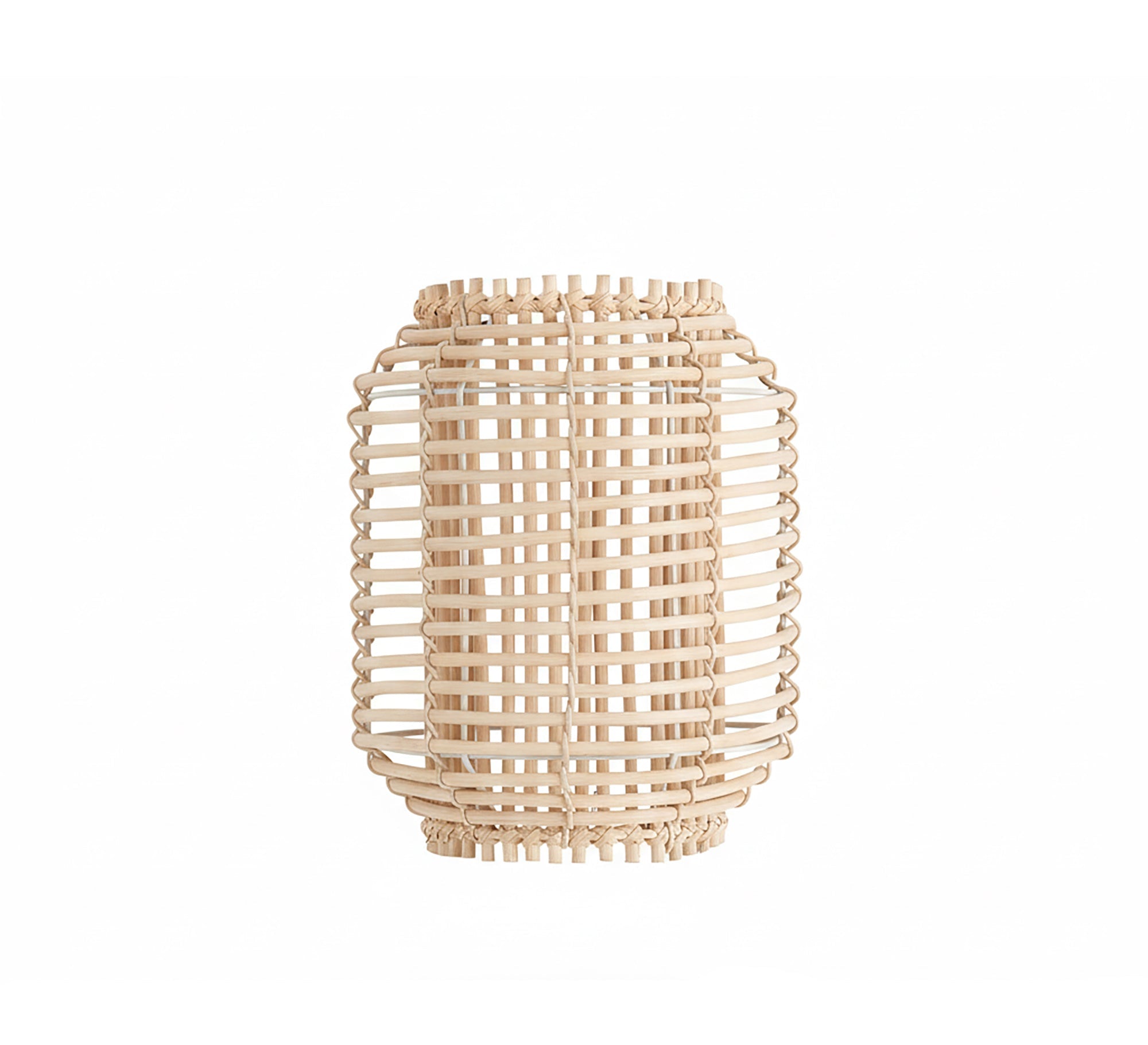 Beige bamboo wall sconce - Vitrine Furniture - Wall Sconce