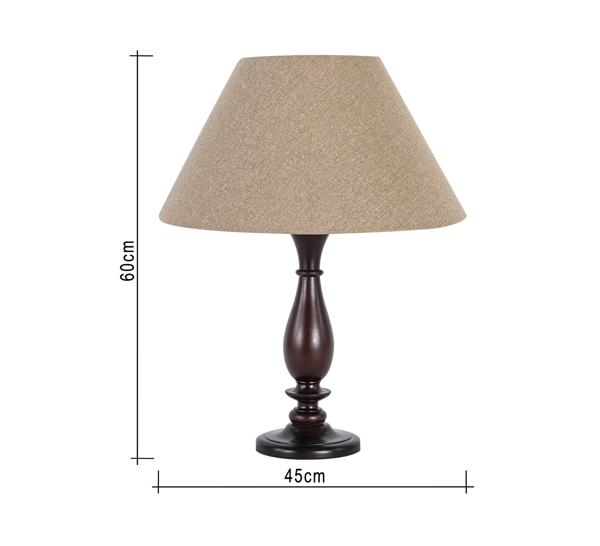 Beige chapo table lamp - Vitrine Furniture - Lighting