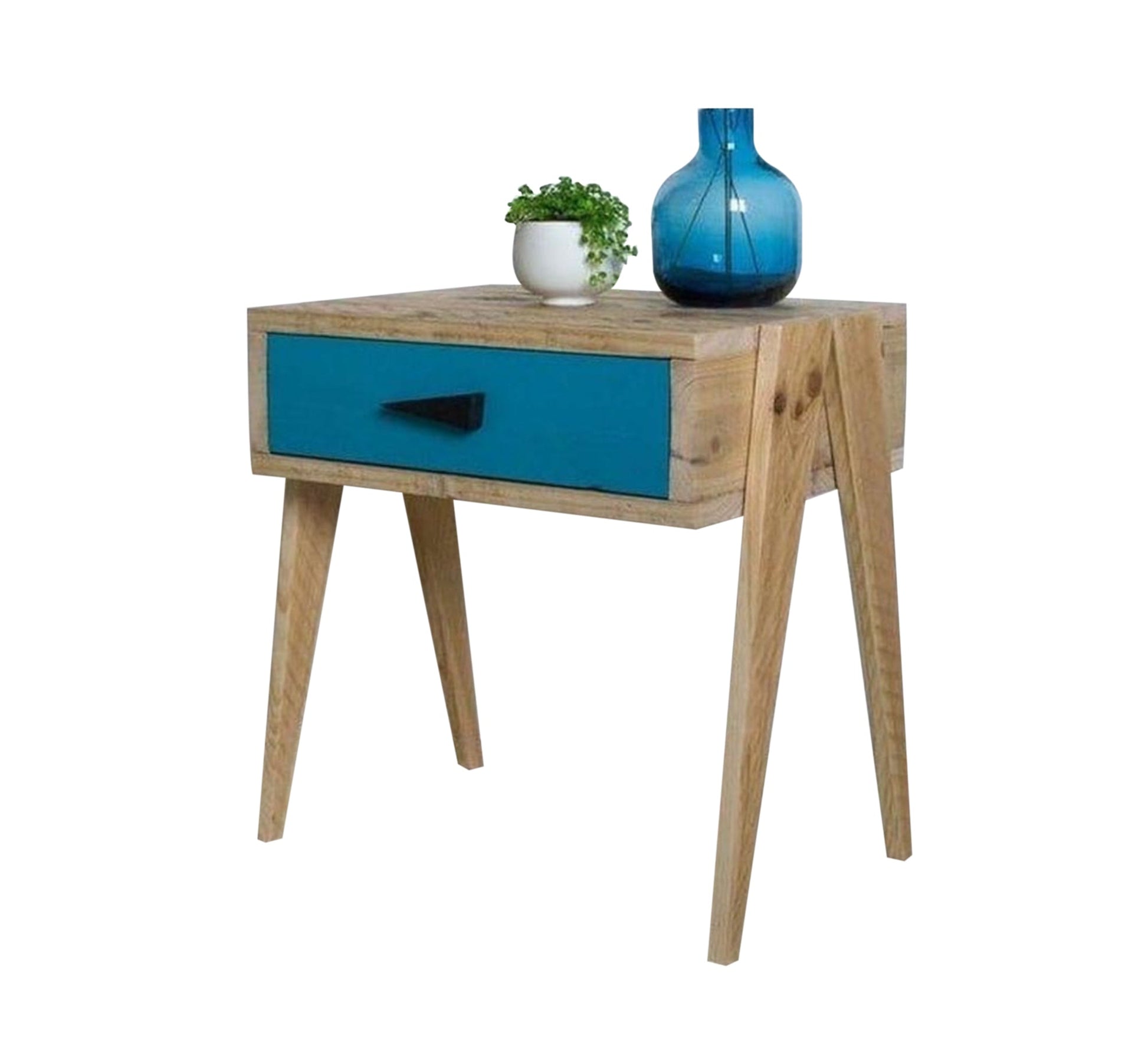 Beige Chest of Drawers with Four Raised Legs - Vitrine Furniture - Furniture