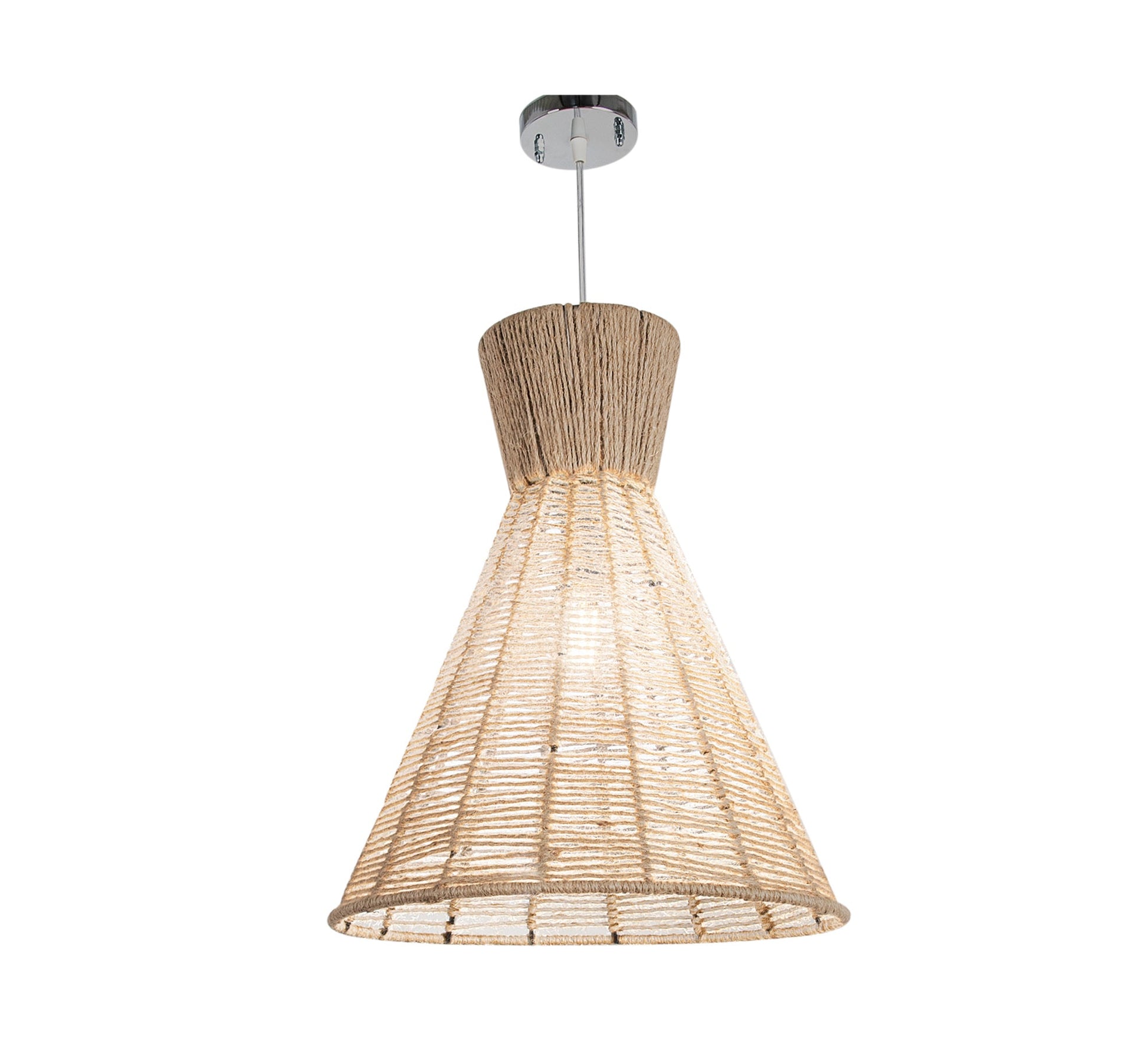Beige cone ceiling lamp - Vitrine Furniture - Lighting