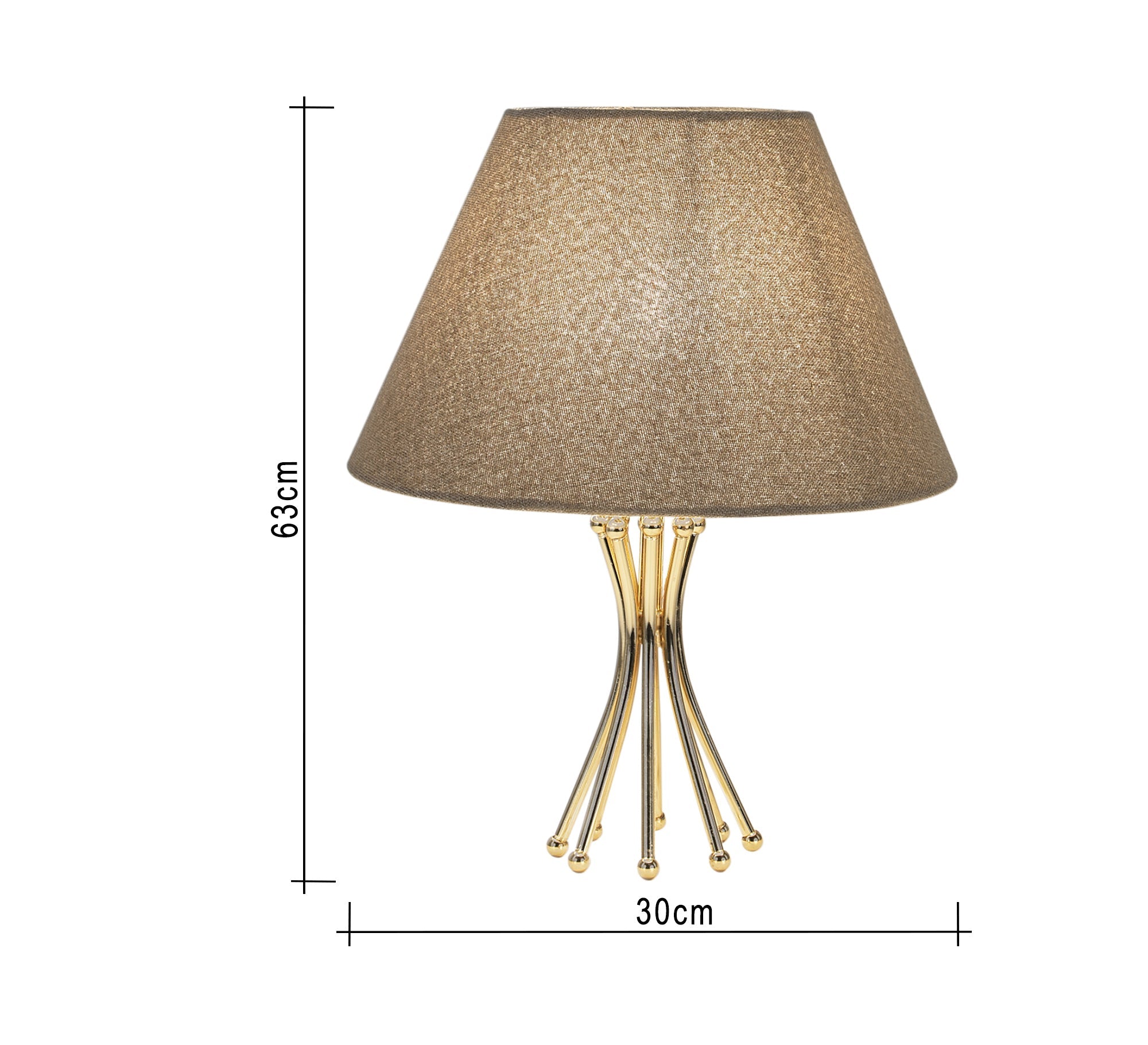 Beige conical lampshade - Vitrine Furniture - Lighting