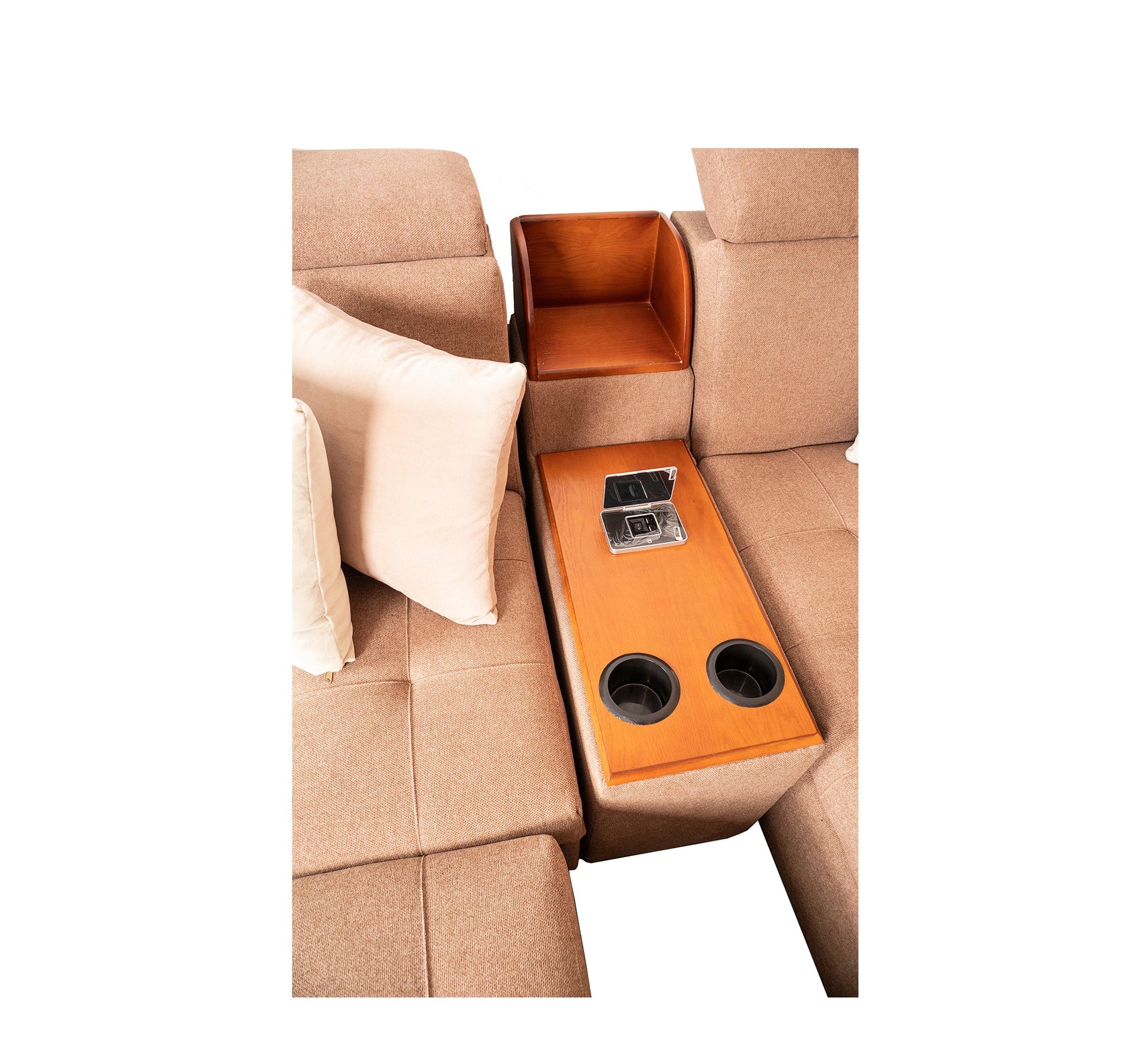 Beige Corner Sofa - Stylish, Spacious, and Cozy - Vitrine Furniture - Living room Sofas