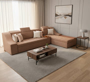 Beige Corner Sofa - Stylish, Spacious, and Cozy - Vitrine Furniture - Living room Sofas