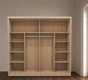 Beige Elegance Wardrobe in Sleek & Minimalistic Design - Vitrine Furniture - Furniture