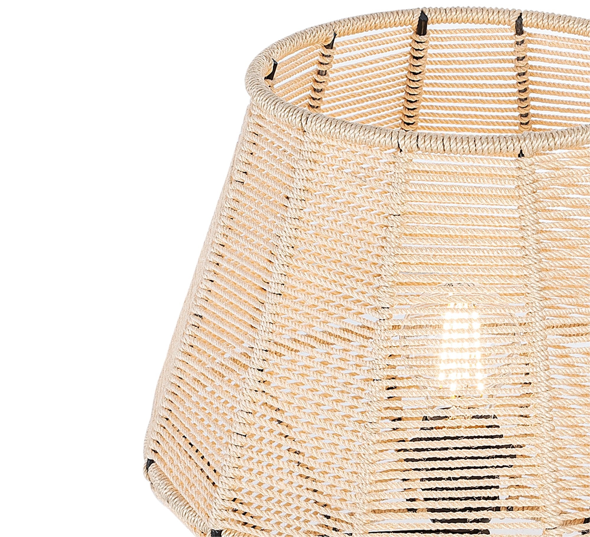 Beige floor lamp with short metal legs - Vitrine Furniture - Lighting