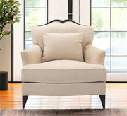 Beige footstool - Vitrine Furniture - Furniture