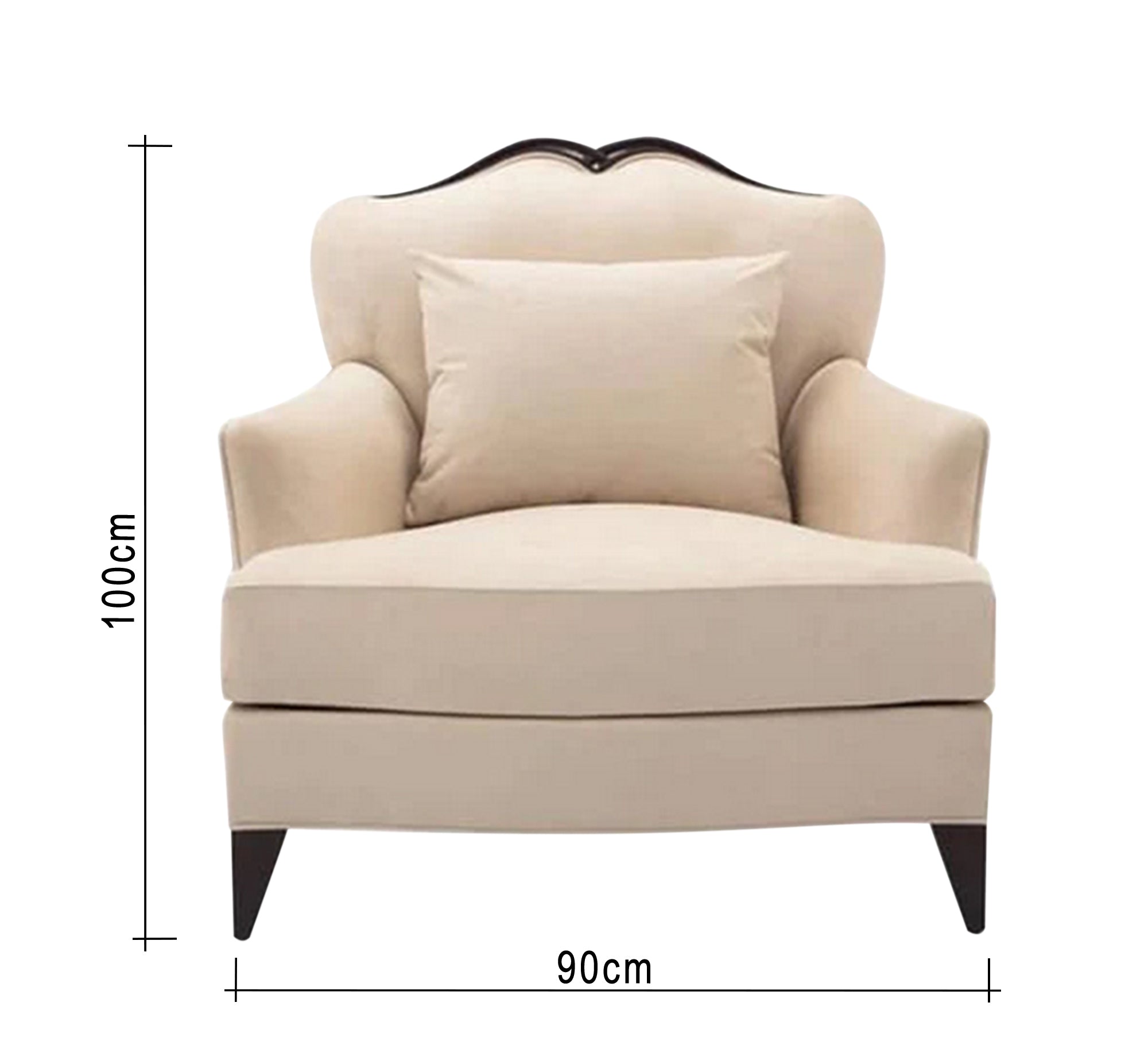 Beige footstool - Vitrine Furniture - Furniture