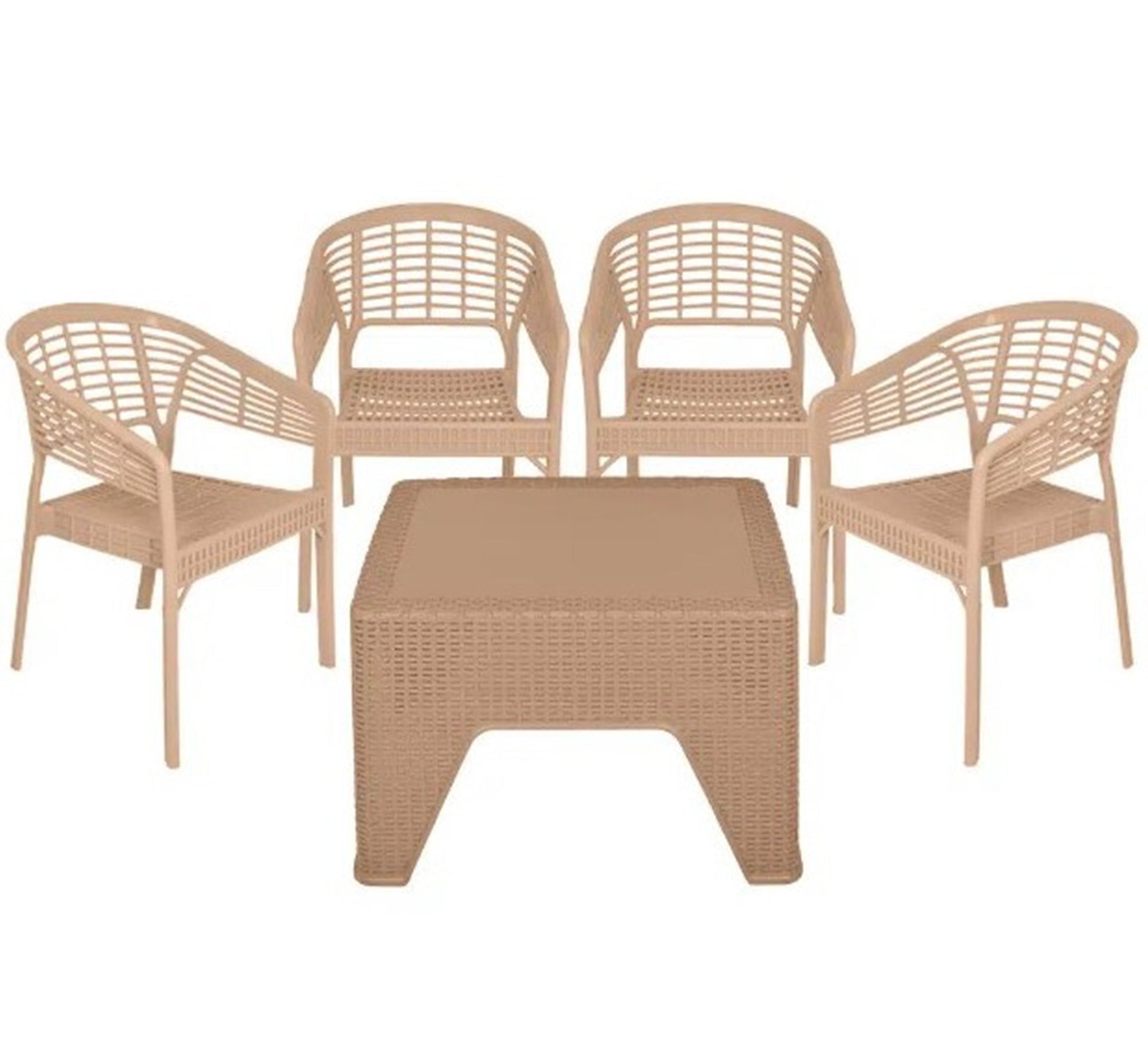 Beige garden furniture set, comfortable and durable. - Vitrine Furniture - Outdoor Products