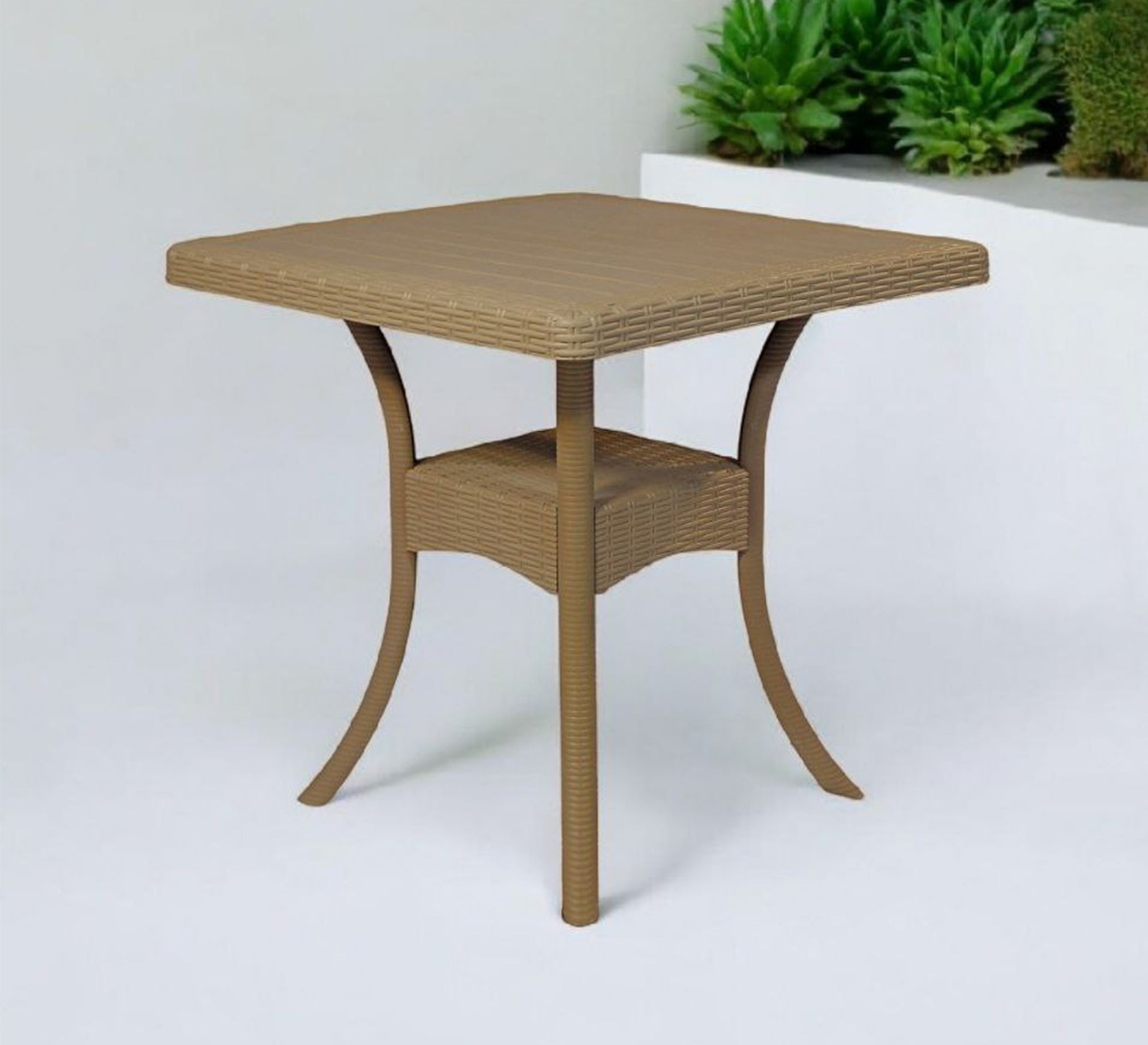 Beige garden furniture set with a purple accent. - Vitrine Furniture - Outdoor Products