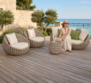 Beige inflatable outdoor seating set - Vitrine Furniture - Outdoor Lounge Sets