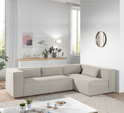 Beige L corner - Vitrine Furniture - Furniture