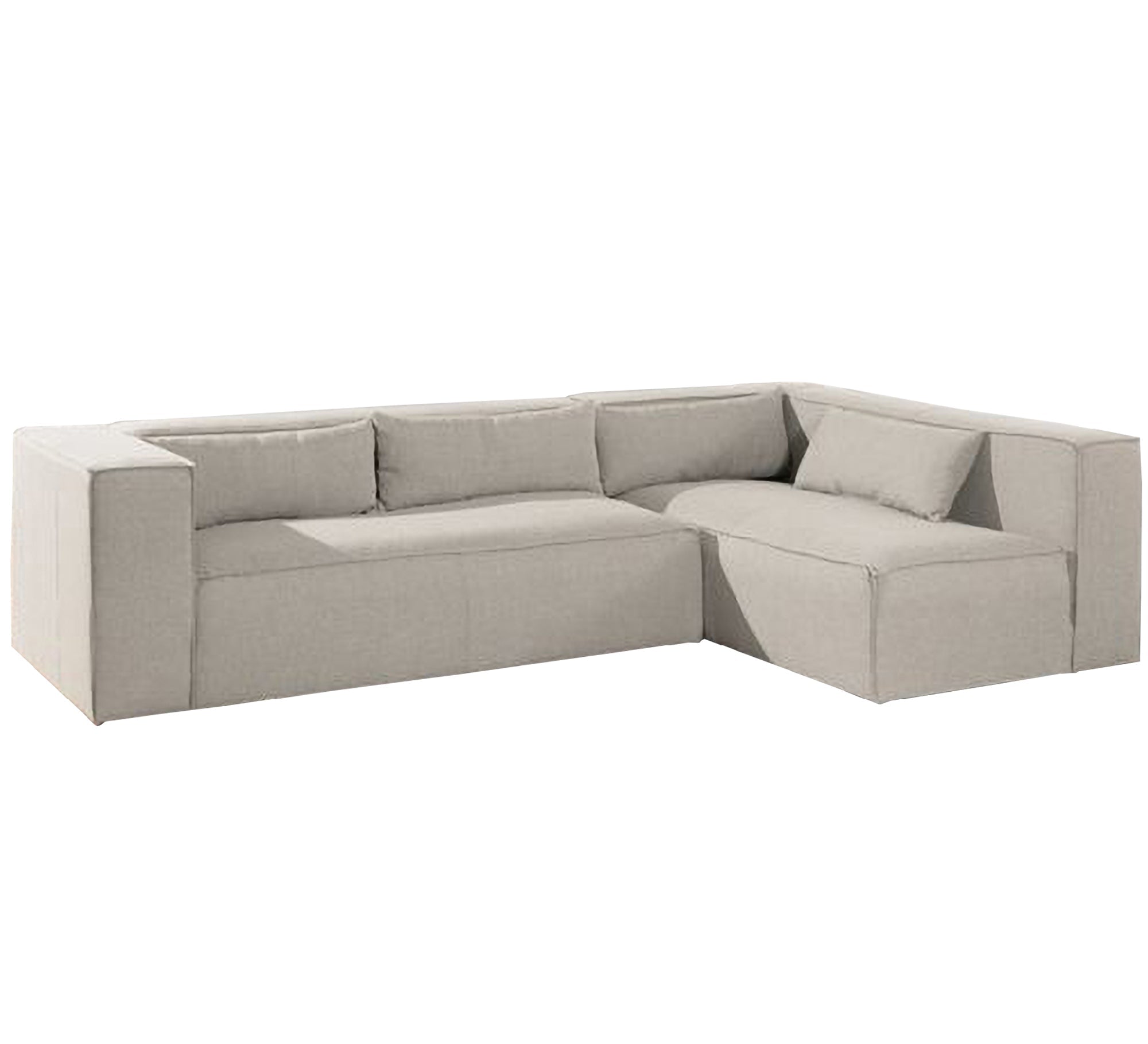 Beige L corner - Vitrine Furniture - Furniture