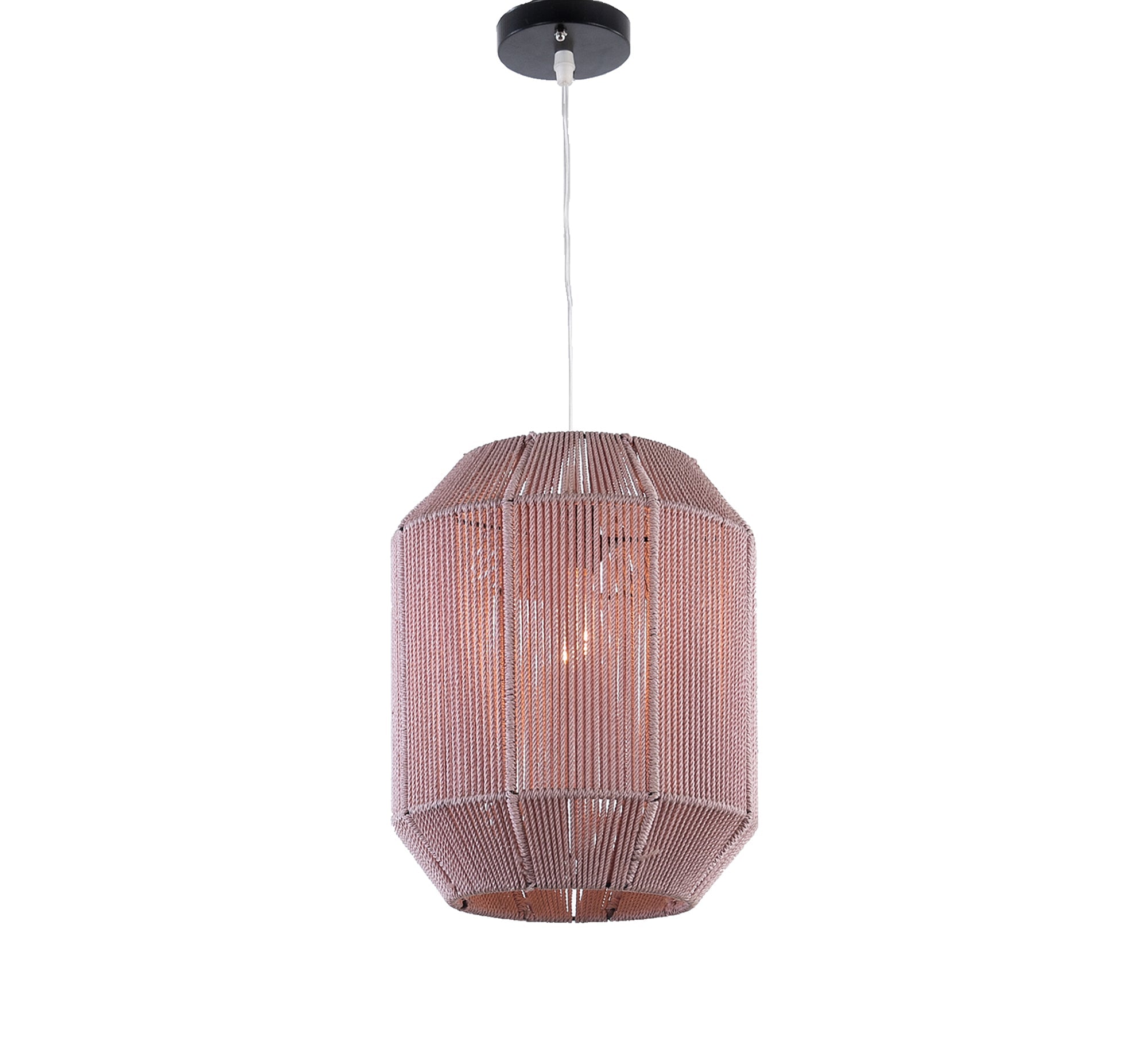 Beige macrame pendant light - Vitrine Furniture - Lighting