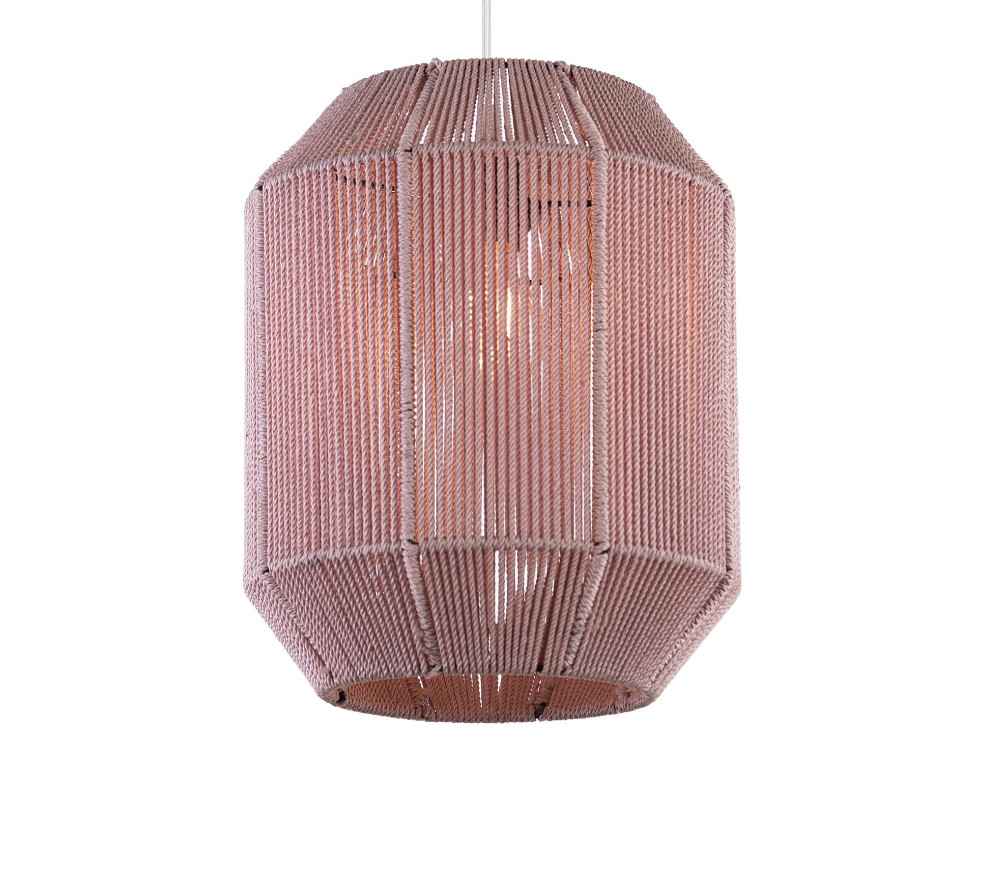 Beige macrame pendant light - Vitrine Furniture - Lighting