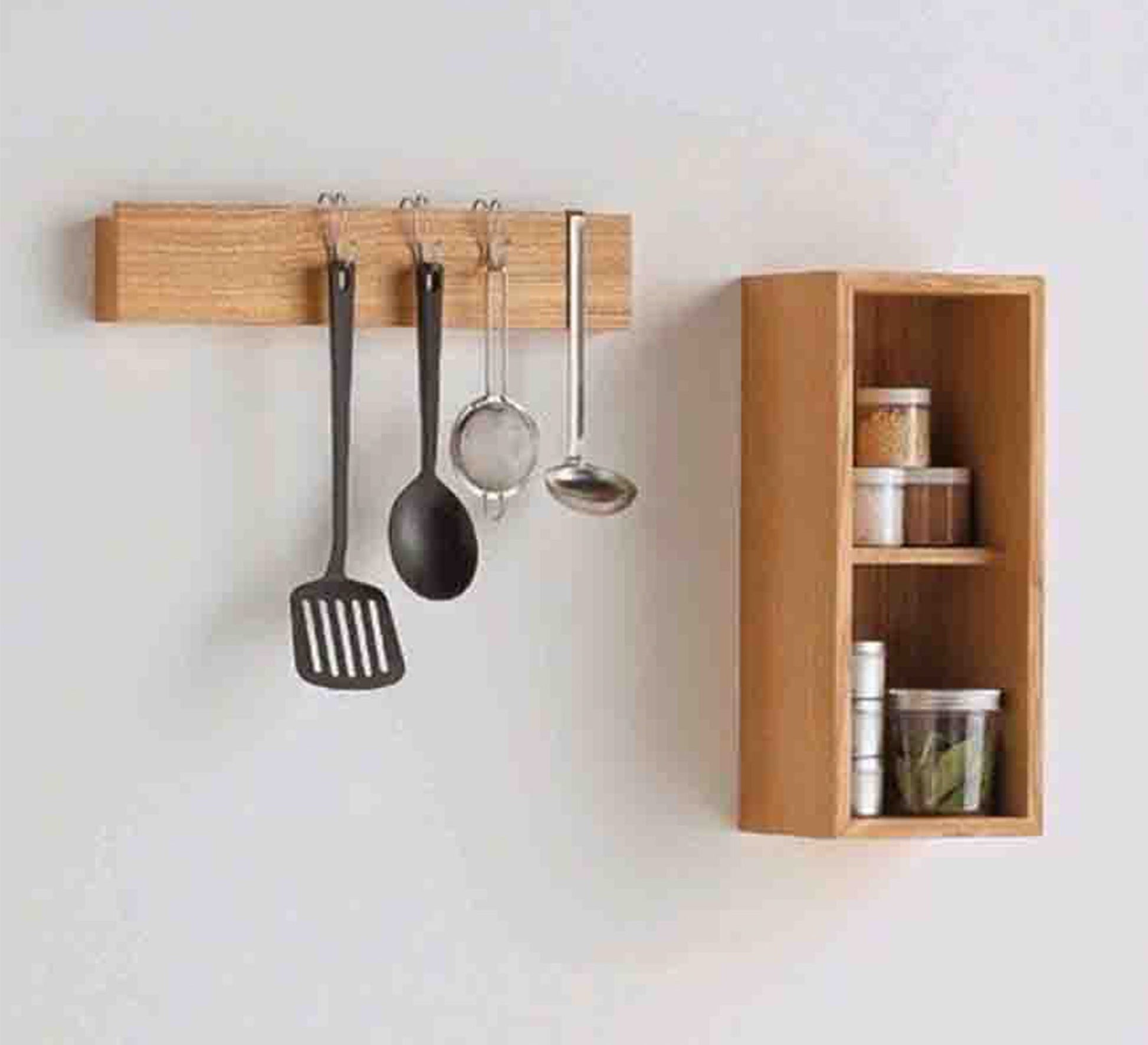 Beige MDF Shelving set - Vitrine Furniture - Décor