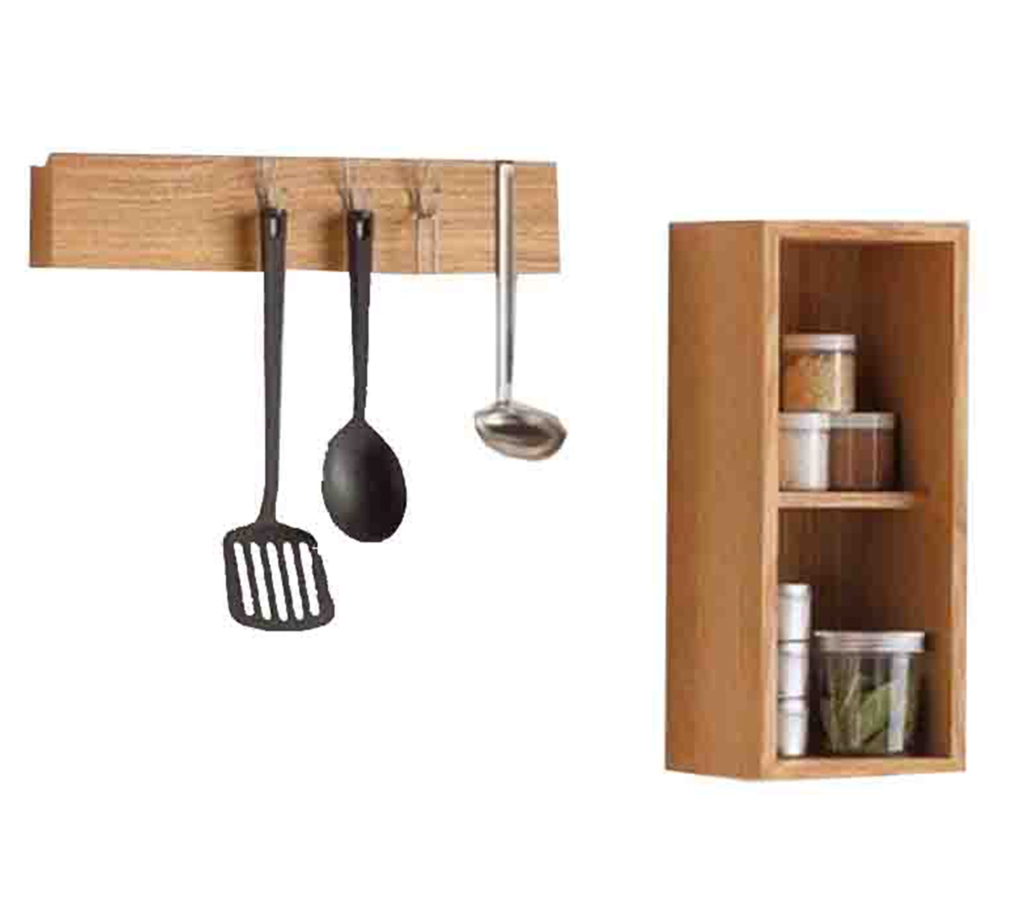 Beige MDF Shelving set - Vitrine Furniture - Décor