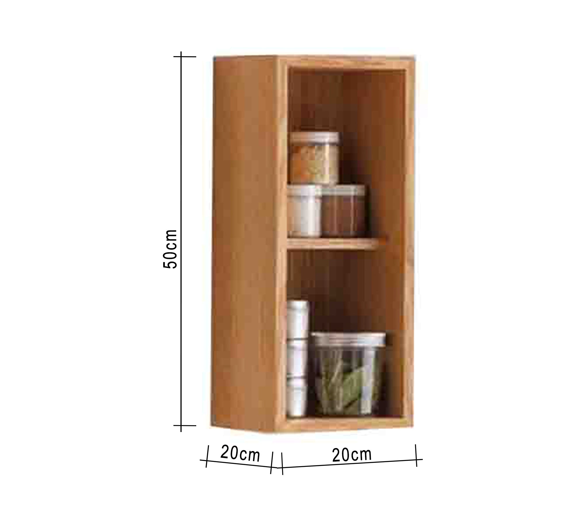 Beige MDF Shelving set - Vitrine Furniture - Décor