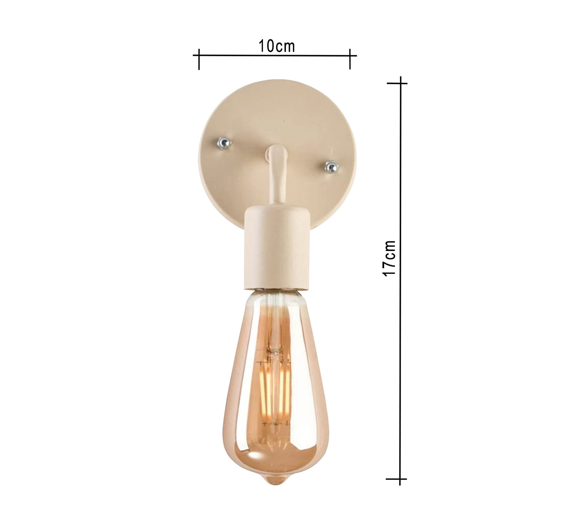 Beige metal wall ablique - Vitrine Furniture - Lighting