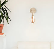 Beige metal wall ablique - Vitrine Furniture - Lighting