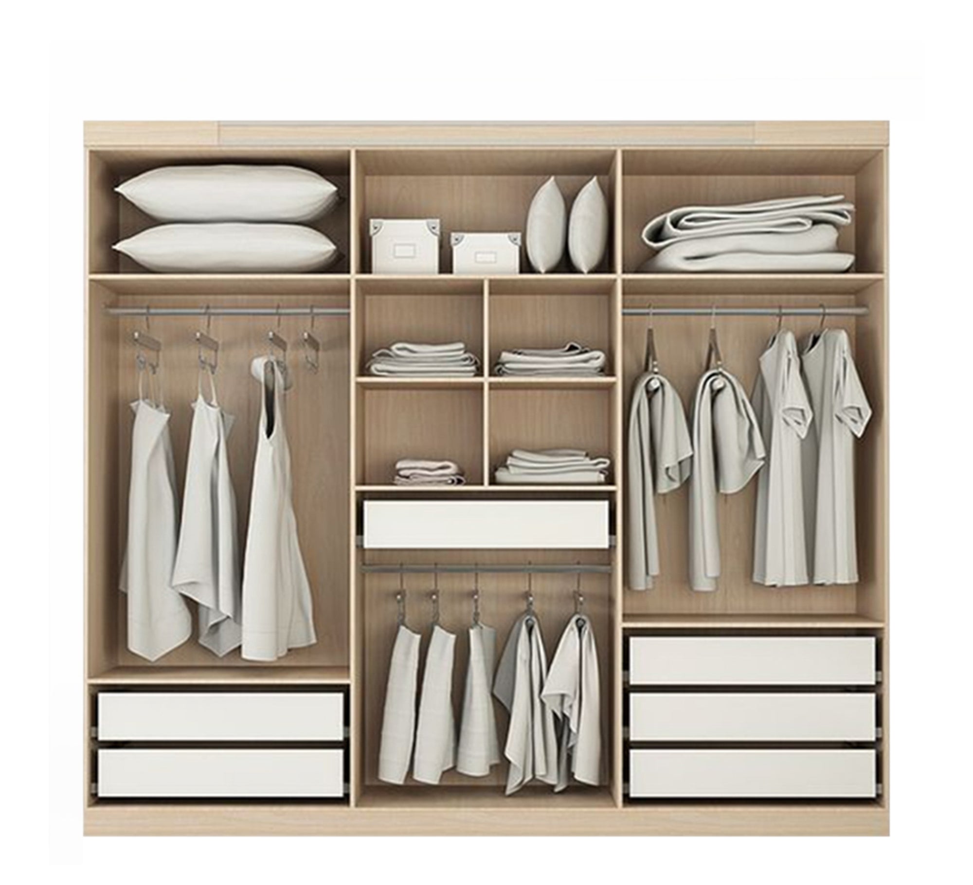 Beige Open Dresser, Minimalist & Functional - Vitrine Furniture - Furniture