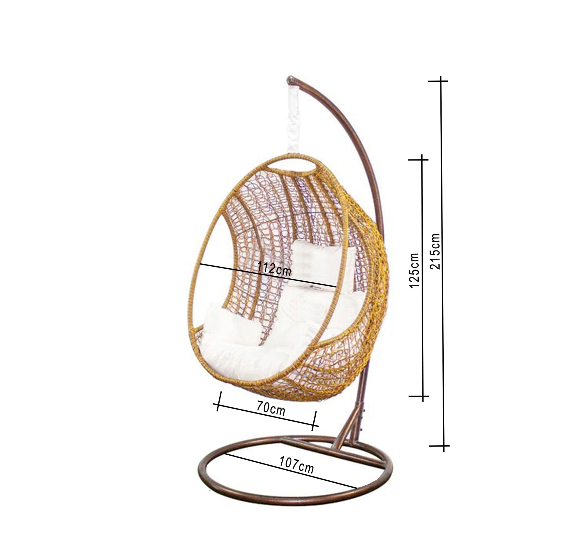 Beige outdoor swing - Vitrine Furniture - Outdoor Products