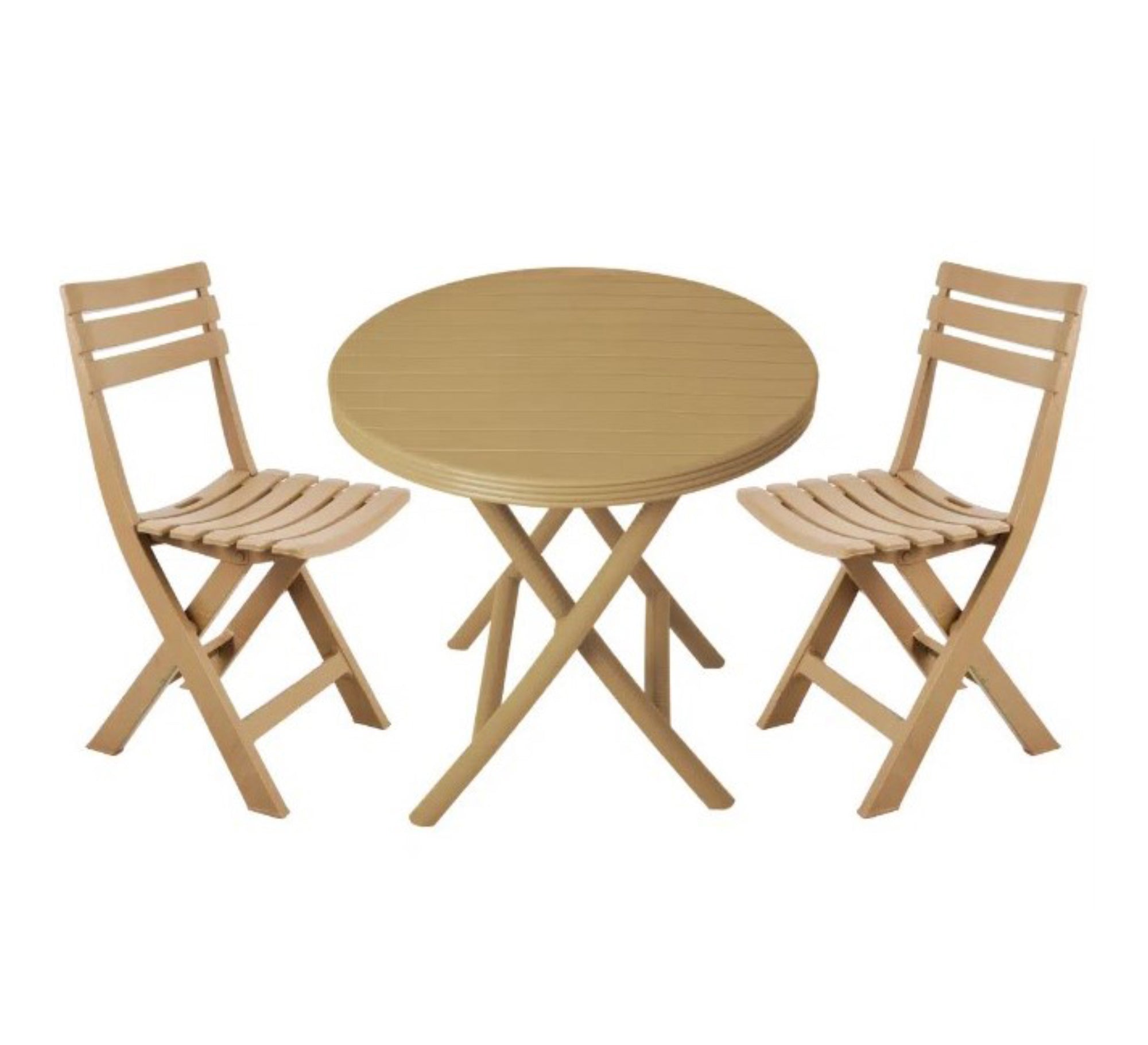 Beige patio chair set - Vitrine Furniture - Outdoor Products