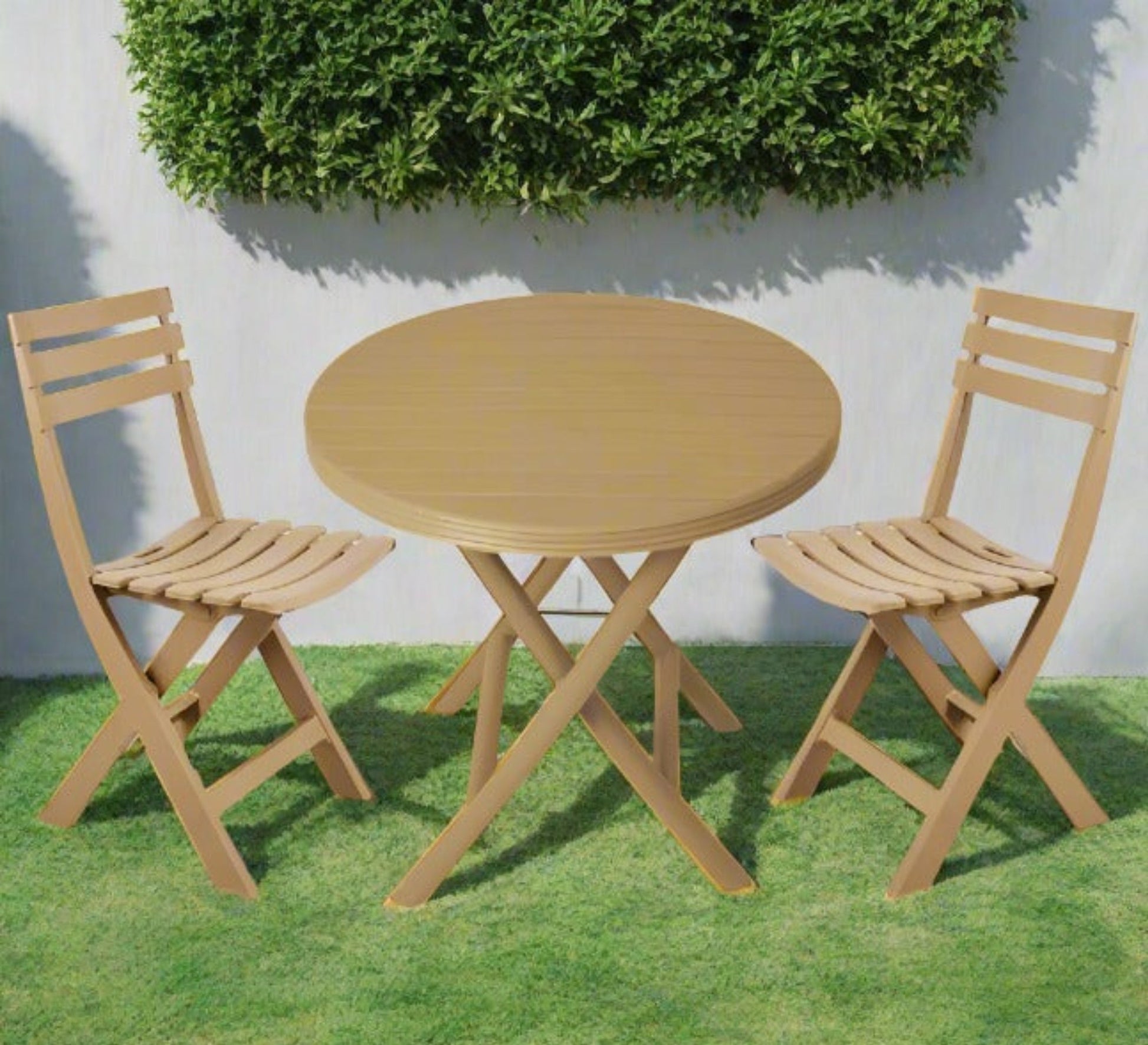 Beige patio chair set - Vitrine Furniture - Outdoor Products