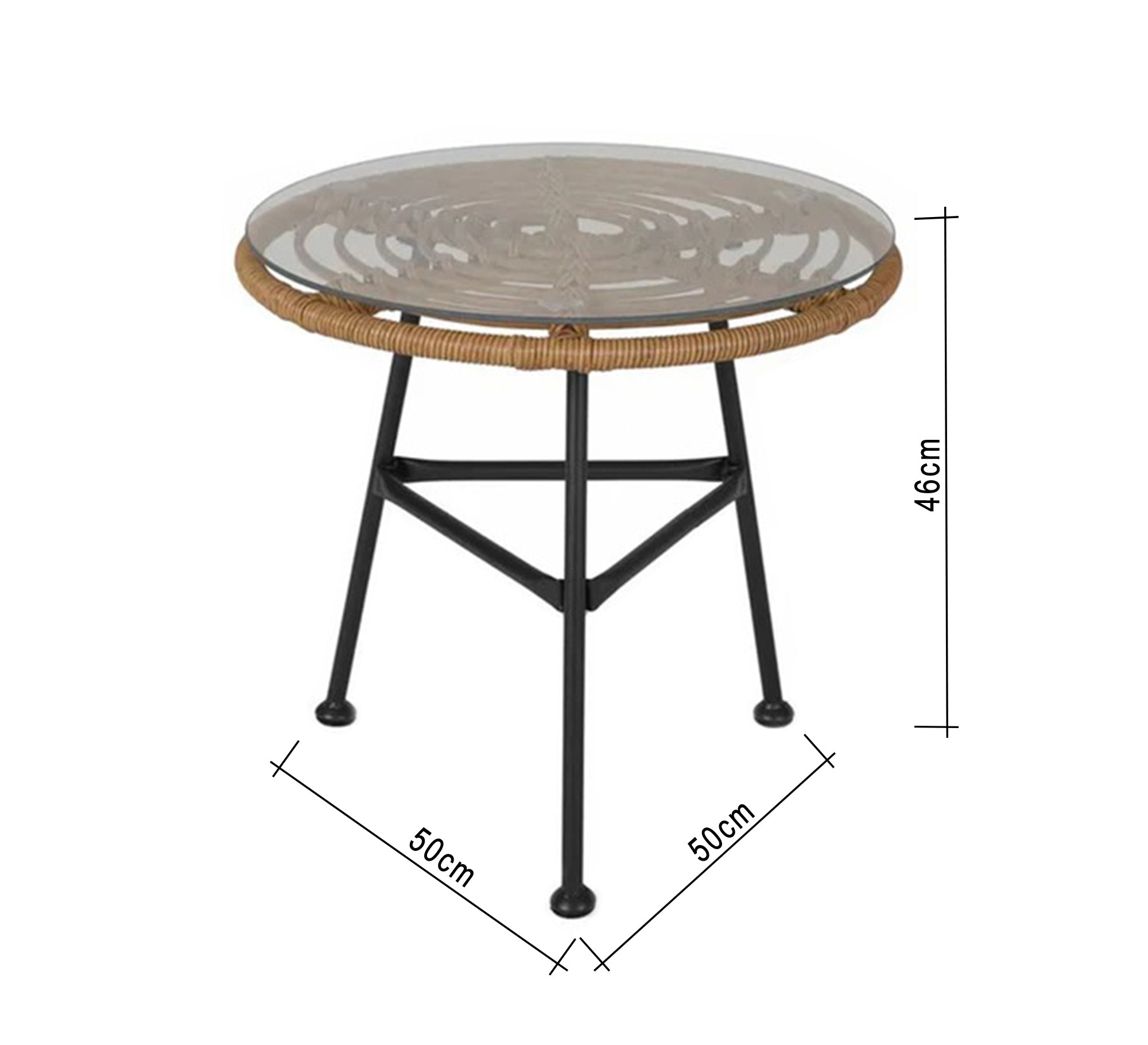 Beige rattan chairs set - Vitrine Furniture - Outdoor Products