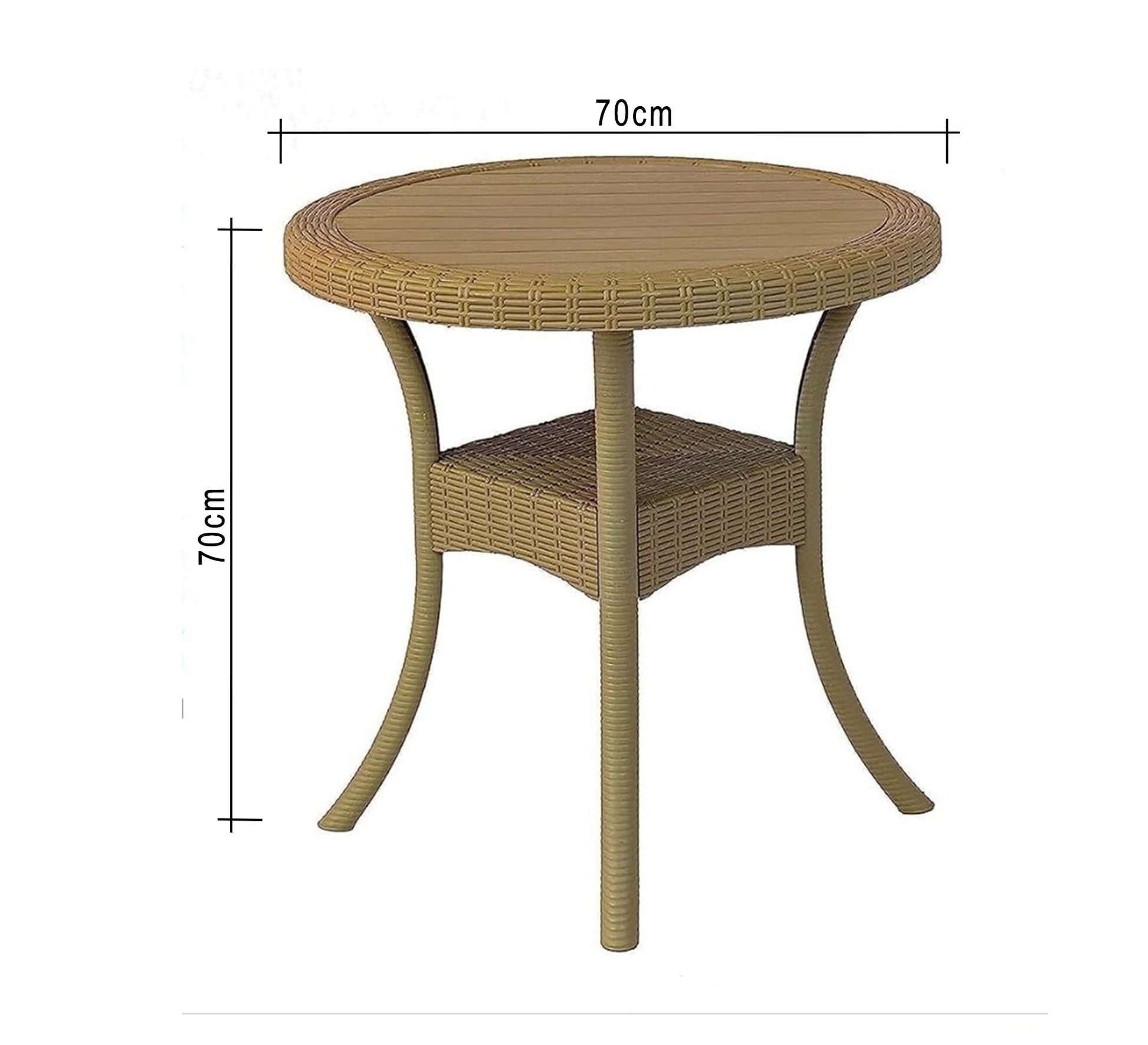 Beige, round, elegant, durable, outdoor patio set - Vitrine Furniture - Outdoor Products