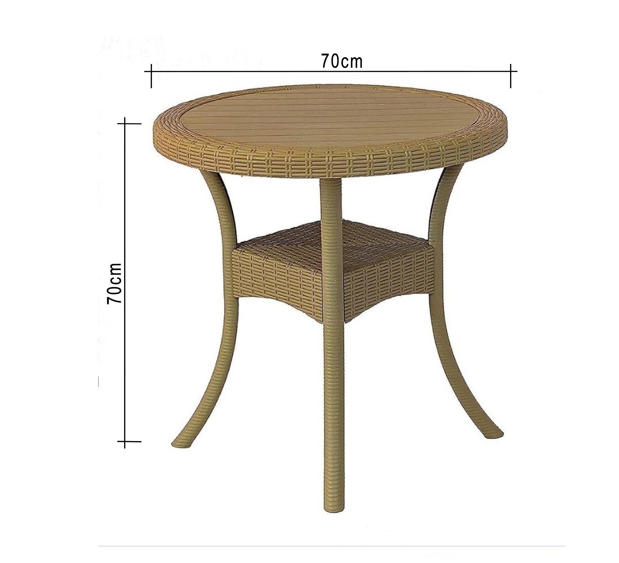 Beige, round, elegant, durable, outdoor patio set - Vitrine Furniture - Outdoor Products