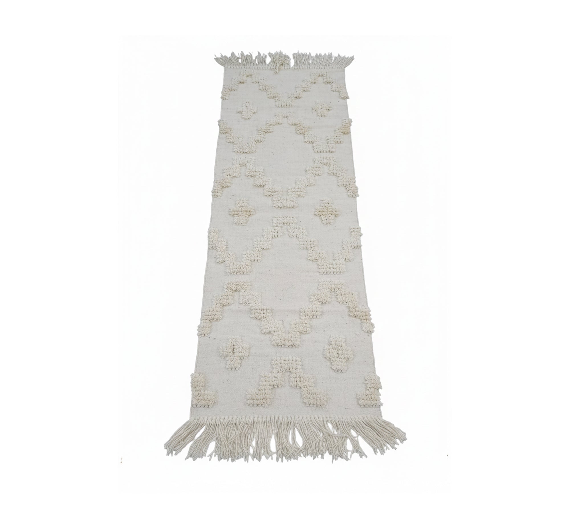 Beige rug with attractive classic geometric patterns - Vitrine Furniture - Accessories