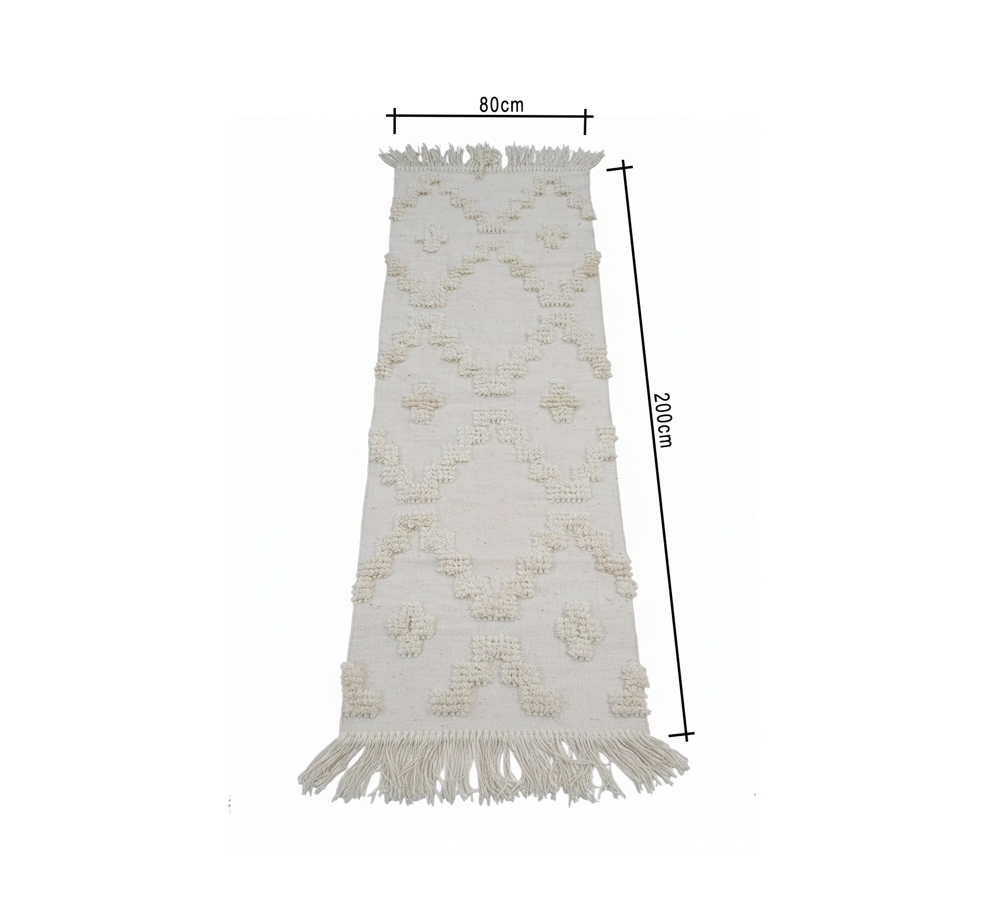 Beige rug with attractive classic geometric patterns - Vitrine Furniture - Accessories