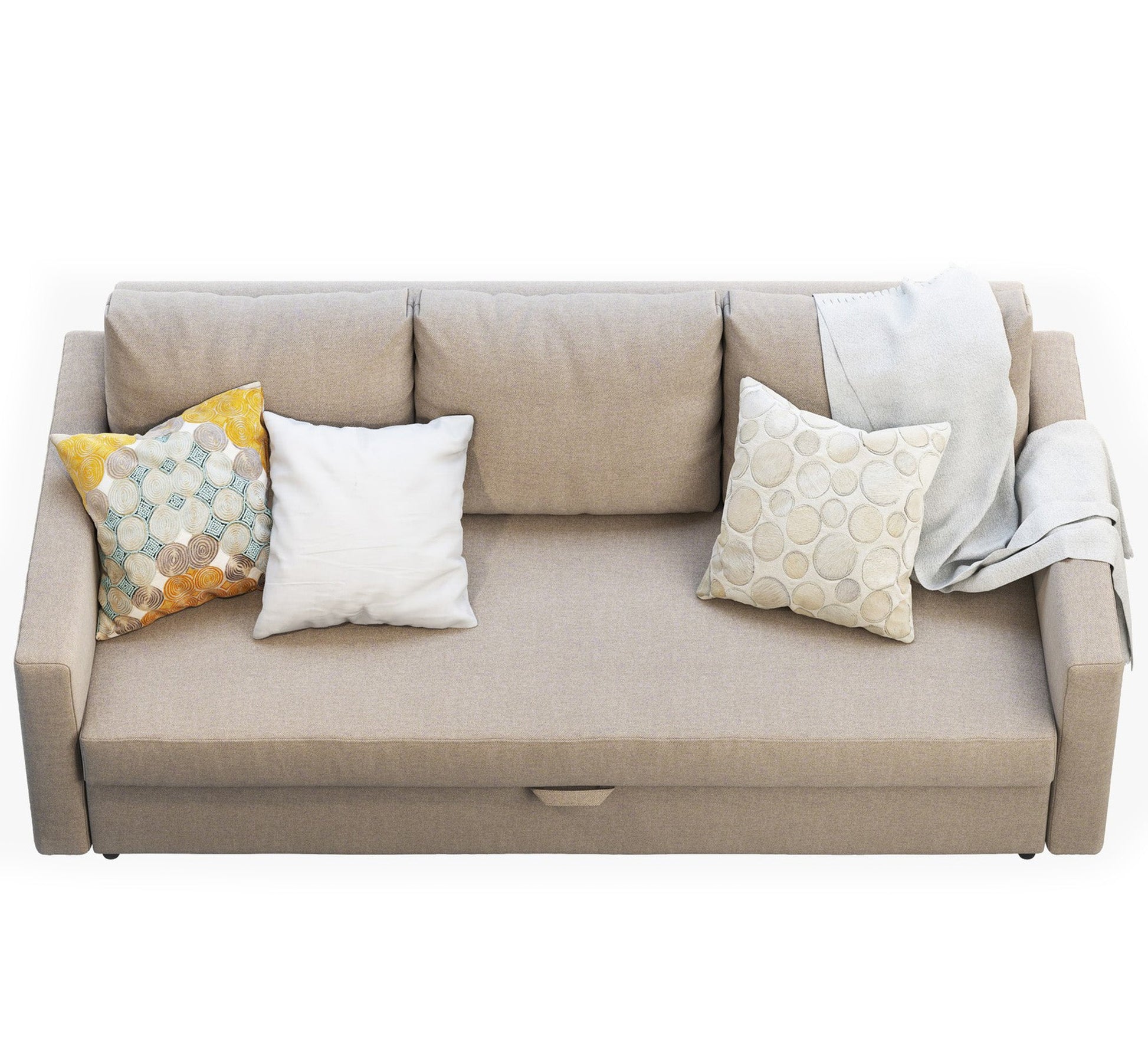 Beige Sofa Bed, Stylish & Versatile Comfort - Vitrine Furniture - Furniture