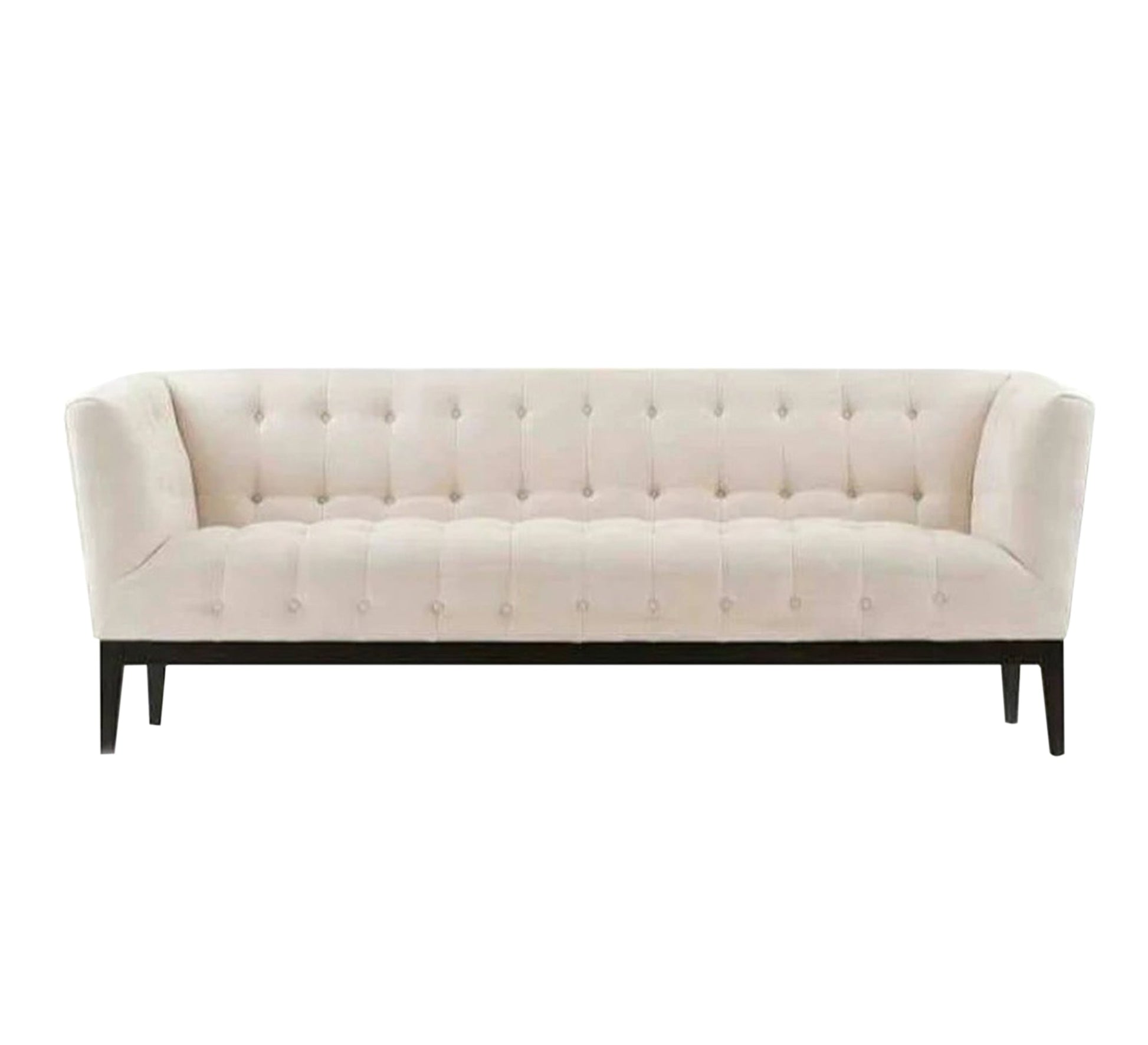 Beige sofa with caputin beads - Vitrine Furniture - Furniture