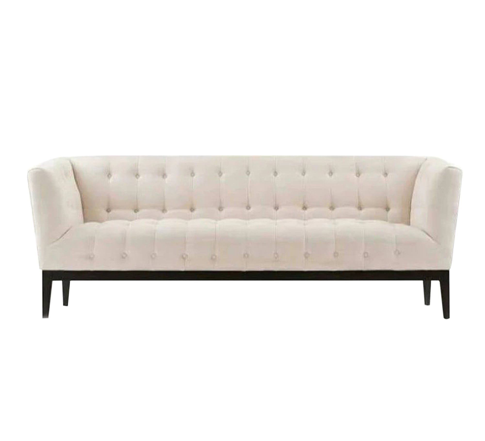 Beige sofa with caputin beads - Vitrine Furniture - Furniture