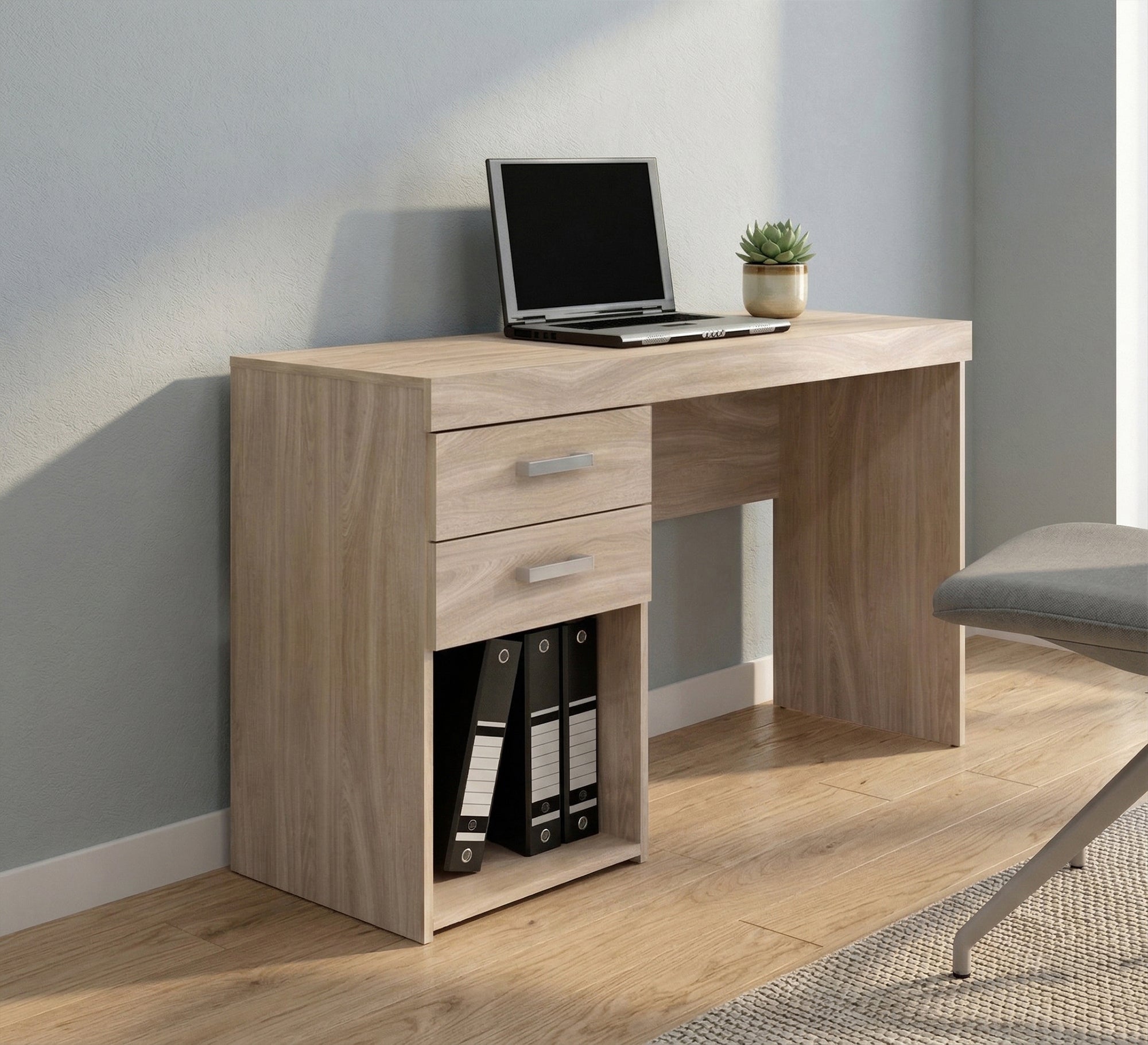 Beige Study Desk: Stylish, Functional Design - Vitrine Furniture - Desks