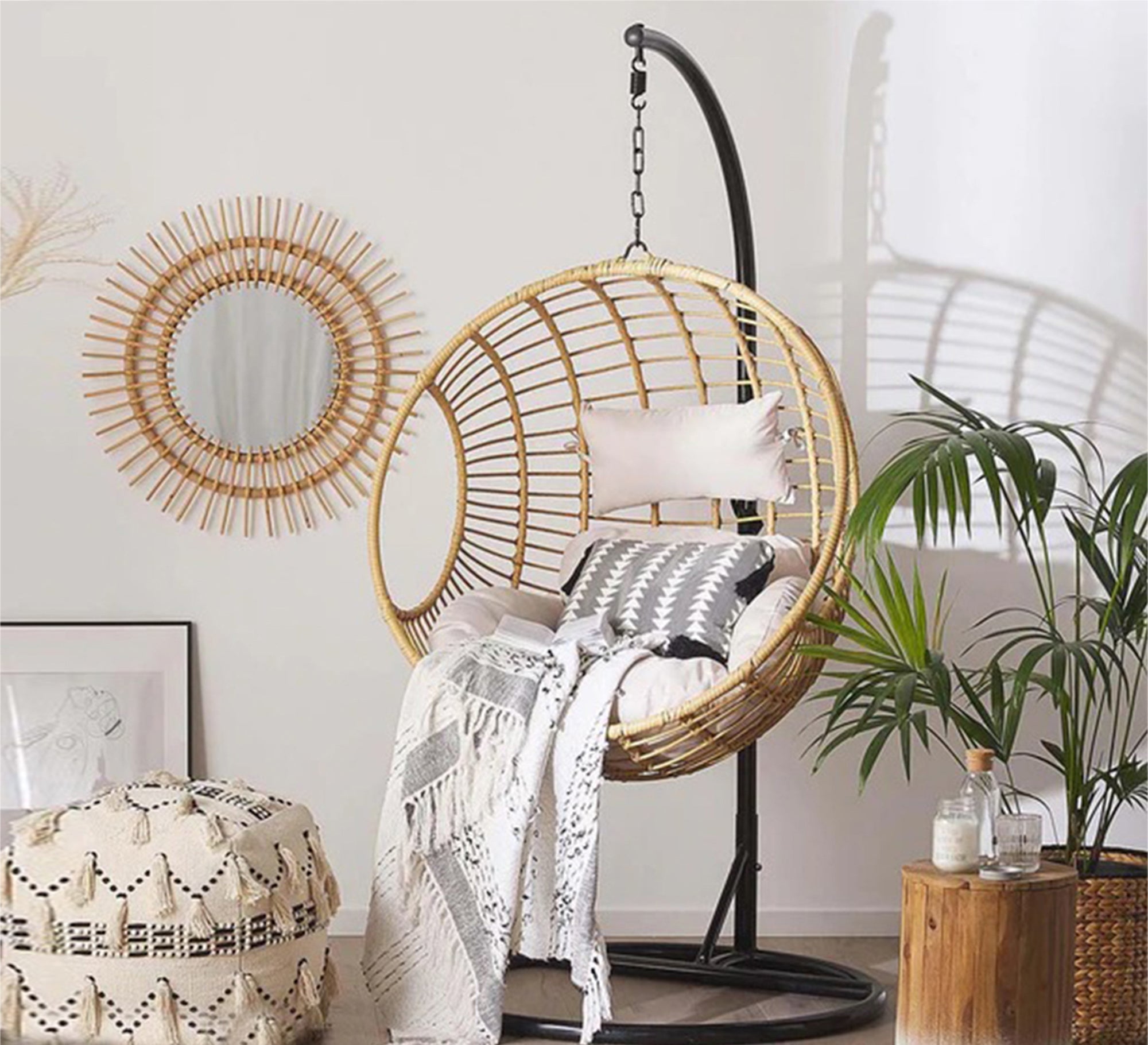 Beige swing chair - Vitrine Furniture - Outdoor Products