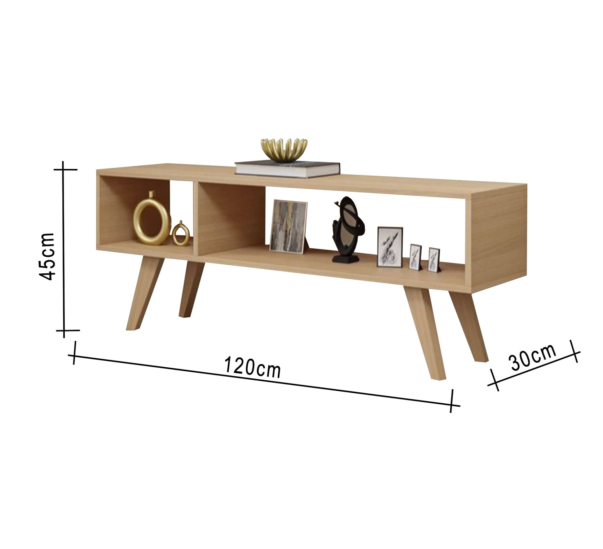 Beige TV unit - Vitrine Furniture - TV Table & Cabinet
