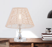 Beige woven thread lampshade cone - Vitrine Furniture - Lighting