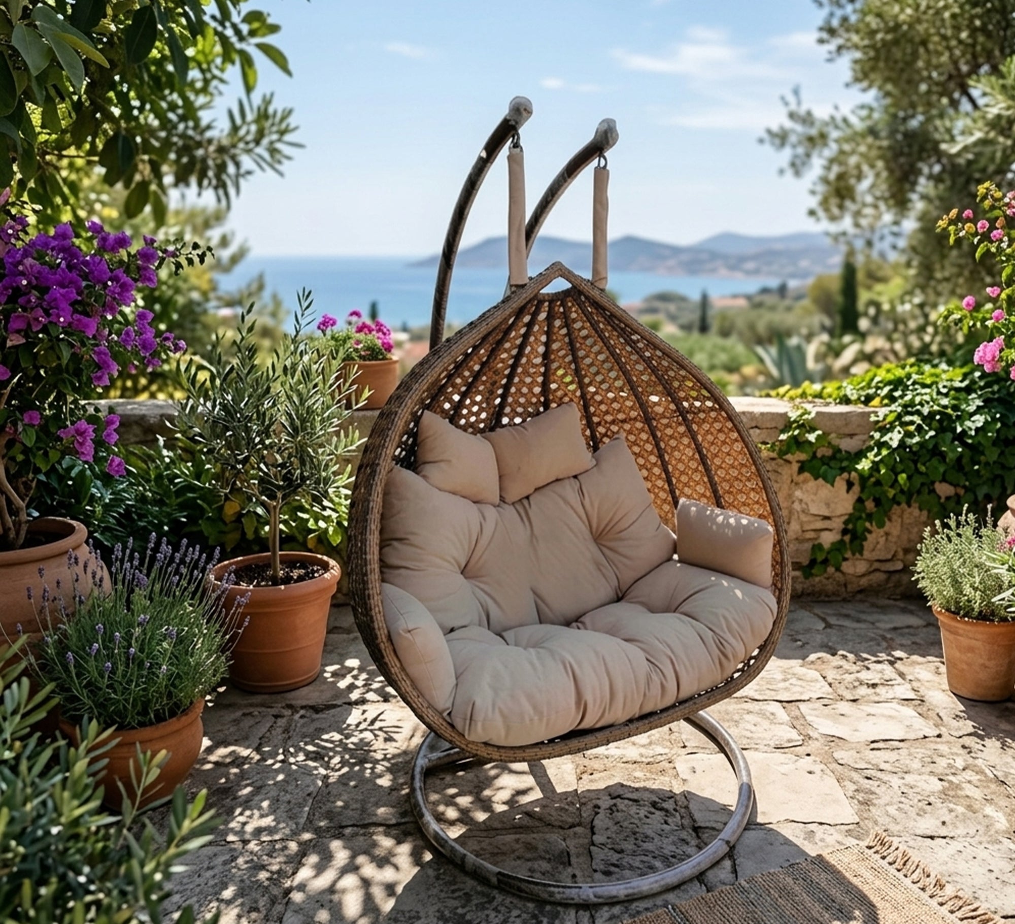 Big swing for two people - Vitrine Furniture - Outdoor Swings and hanging chairs