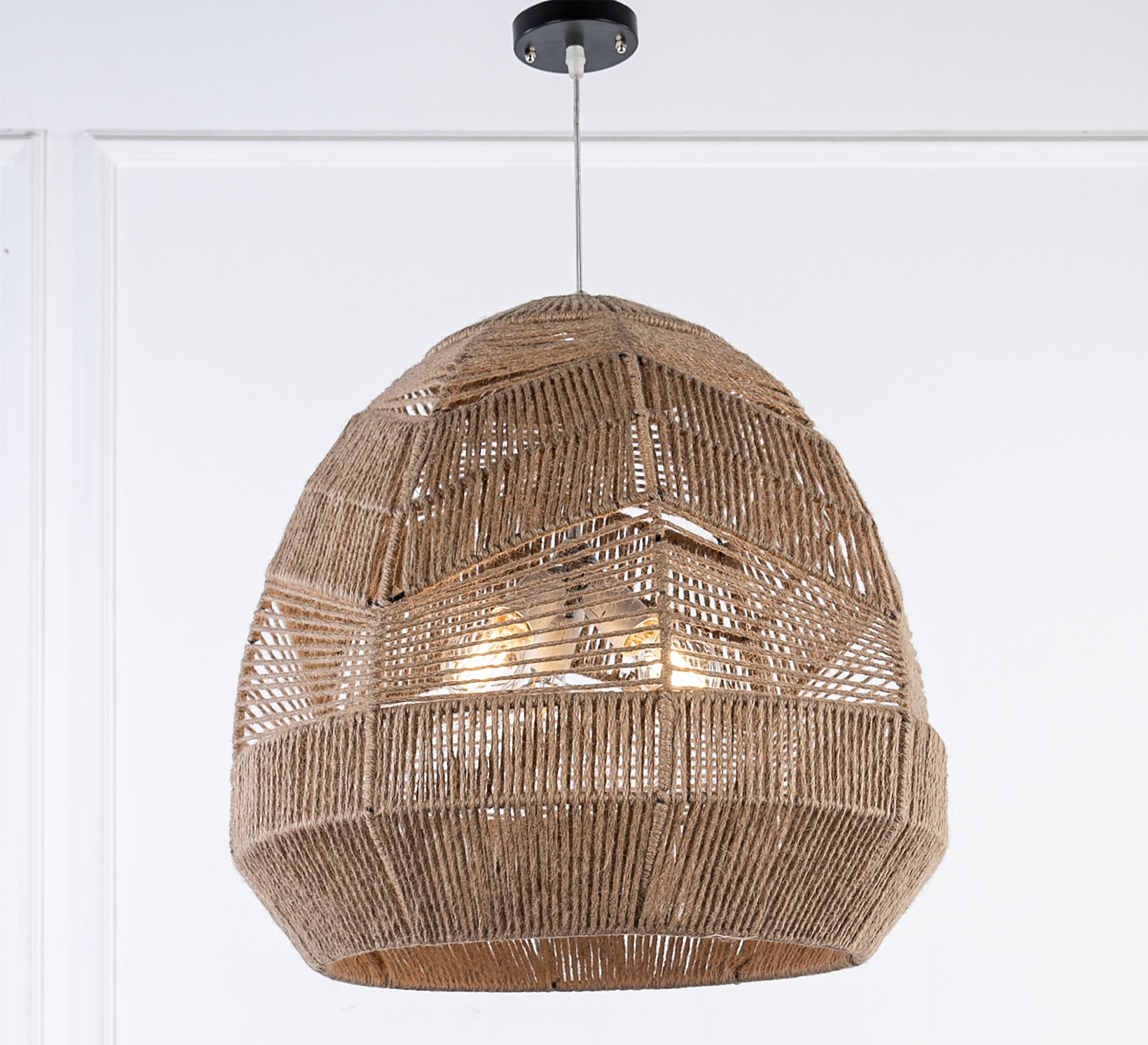 Birdcage bamboo ceiling lamp - Vitrine Furniture - Lighting