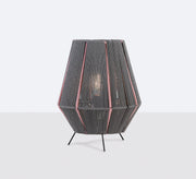 Black and beige macramé lampshade - Vitrine Furniture - Lighting