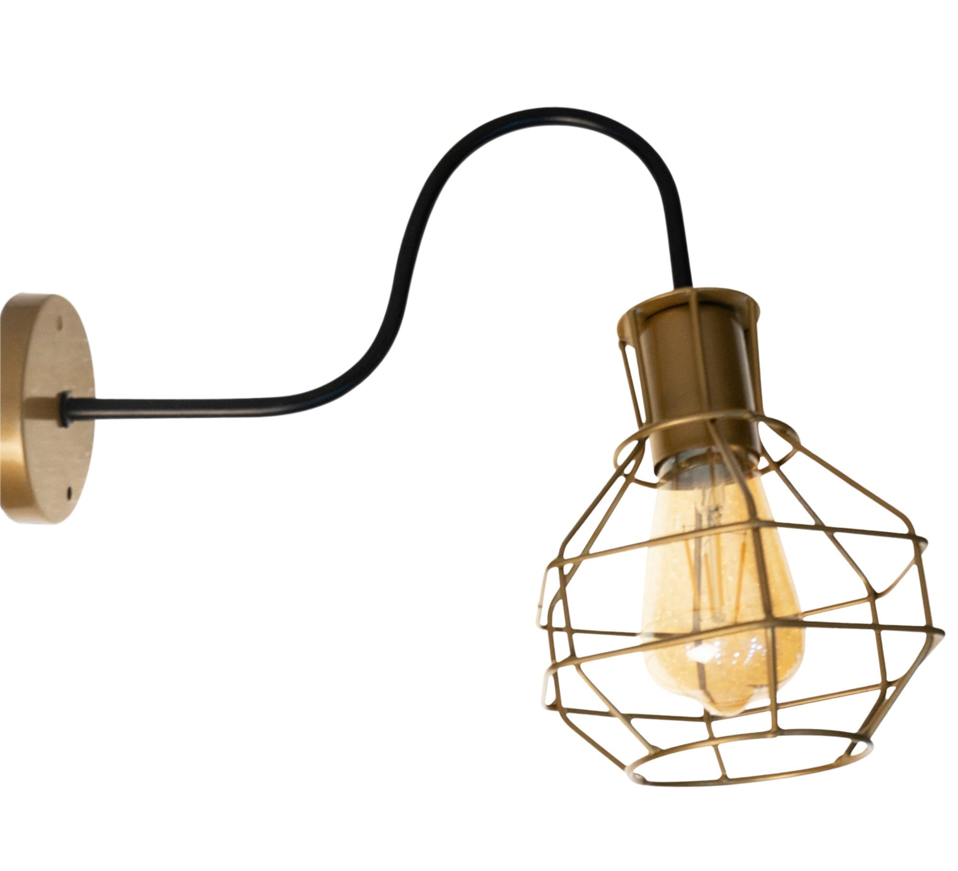 Black and copper wall lamp - Vitrine Furniture - Lighting