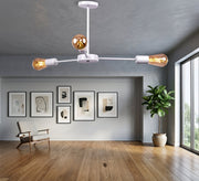 Black and gold 3-light circular pendant - Vitrine Furniture - Ceiling lights