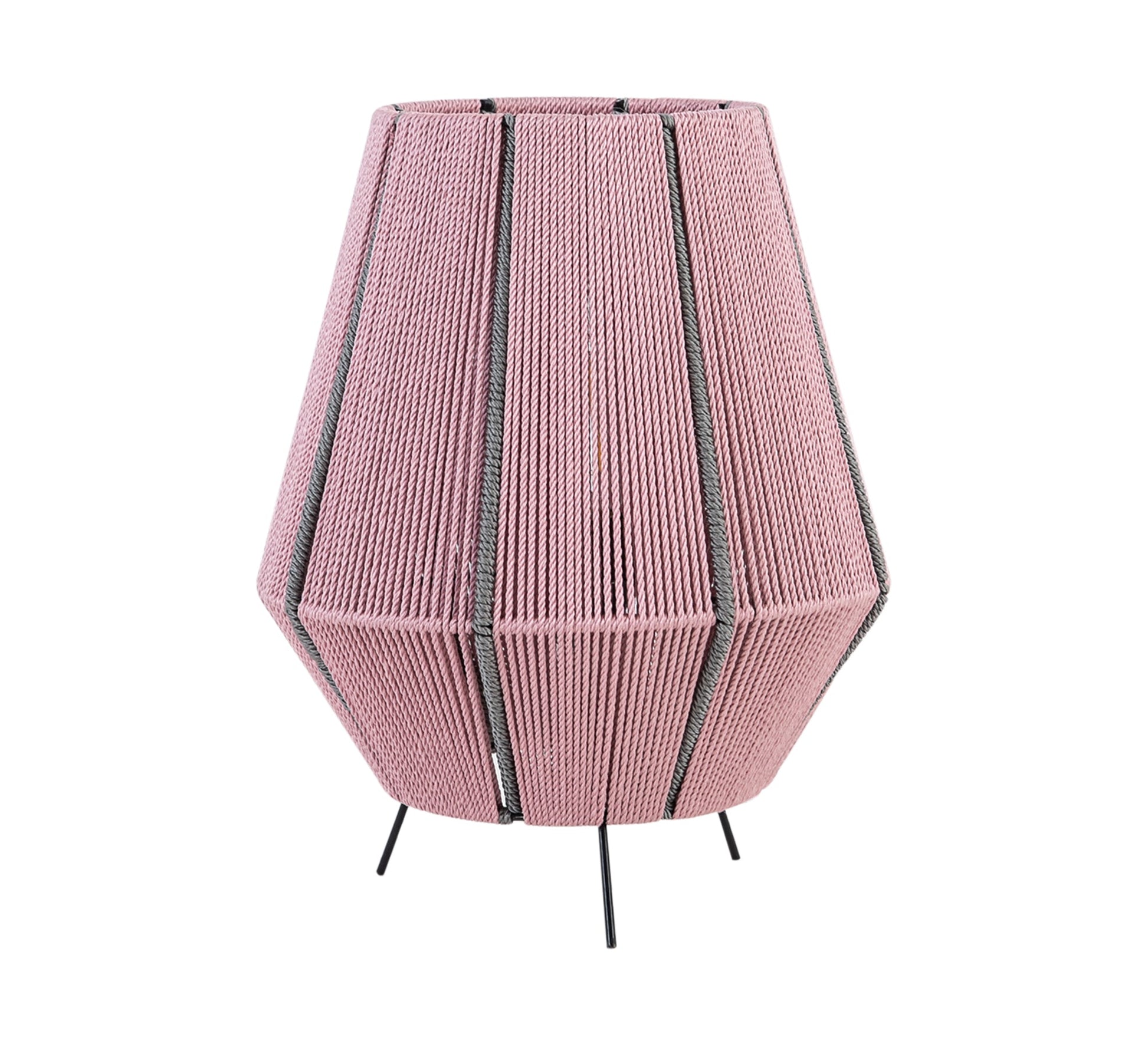 Black and pink lampshade - Vitrine Furniture - Lighting